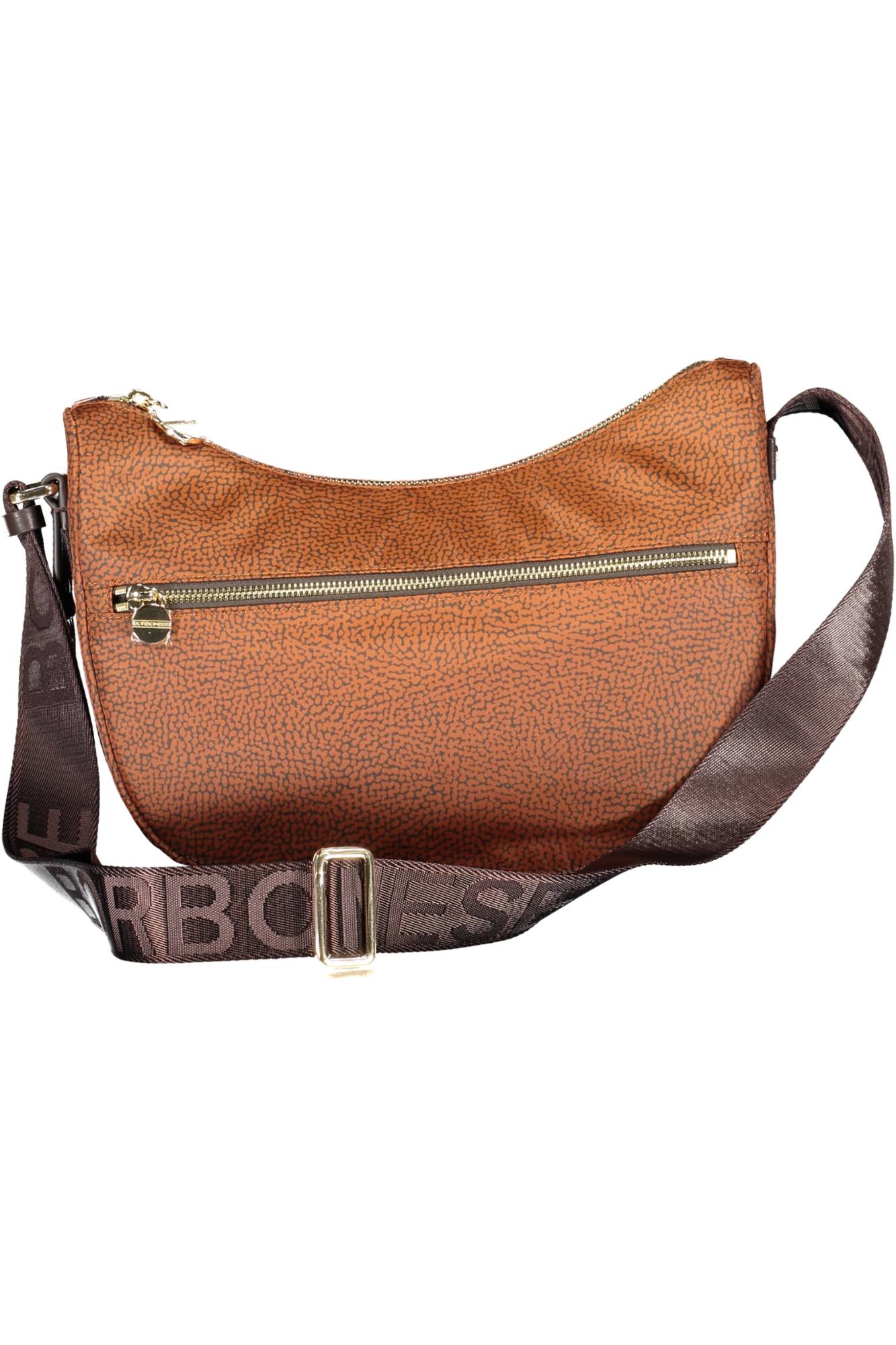934107I15_MARRONE_Q82-TABASCO – Stylische braune Damen-Umhängetasche aus recyceltem Nylon mit Taschen – Größe: UNI – Farbe: Marrone