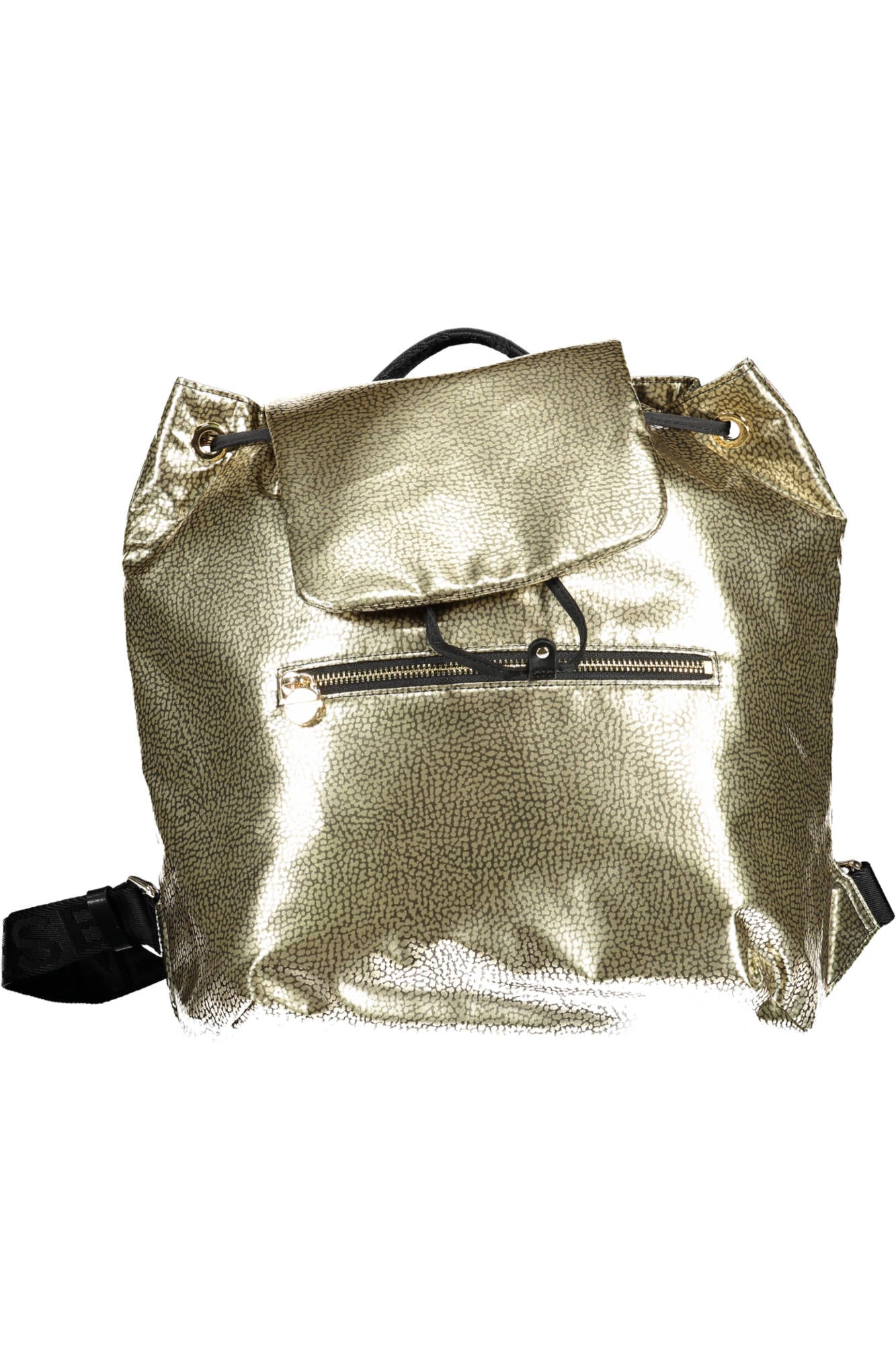934486BA8_ORO_726-LIGHT-GOLD – Eleganter Damen Rucksack Gold: Nachhaltig & Vielseitig aus Nylon – Größe: UNI – Farbe: Oro