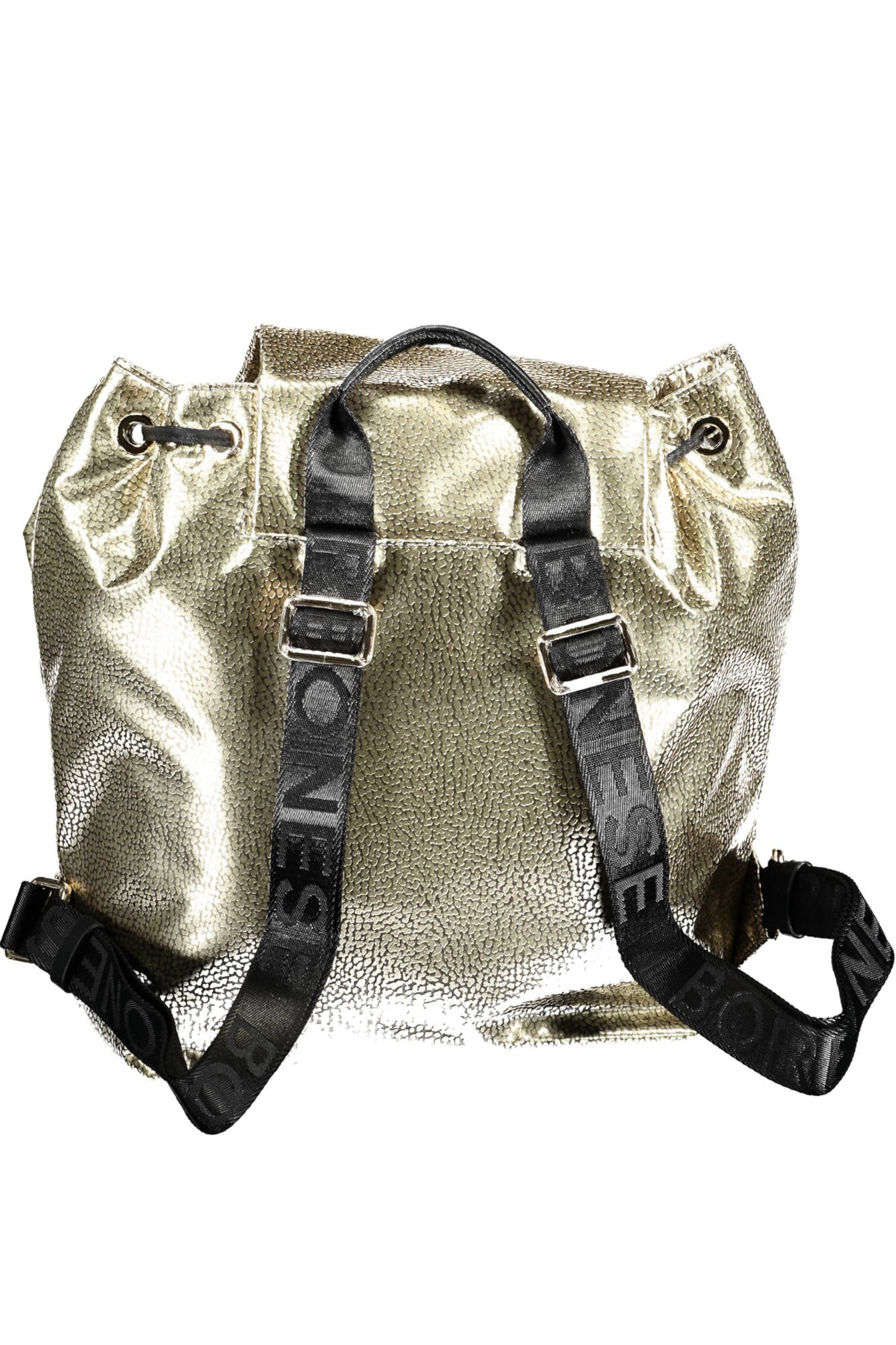 934486BA8_ORO_726-LIGHT-GOLD – Eleganter Damen Rucksack Gold: Nachhaltig & Vielseitig aus Nylon – Größe: UNI – Farbe: Oro