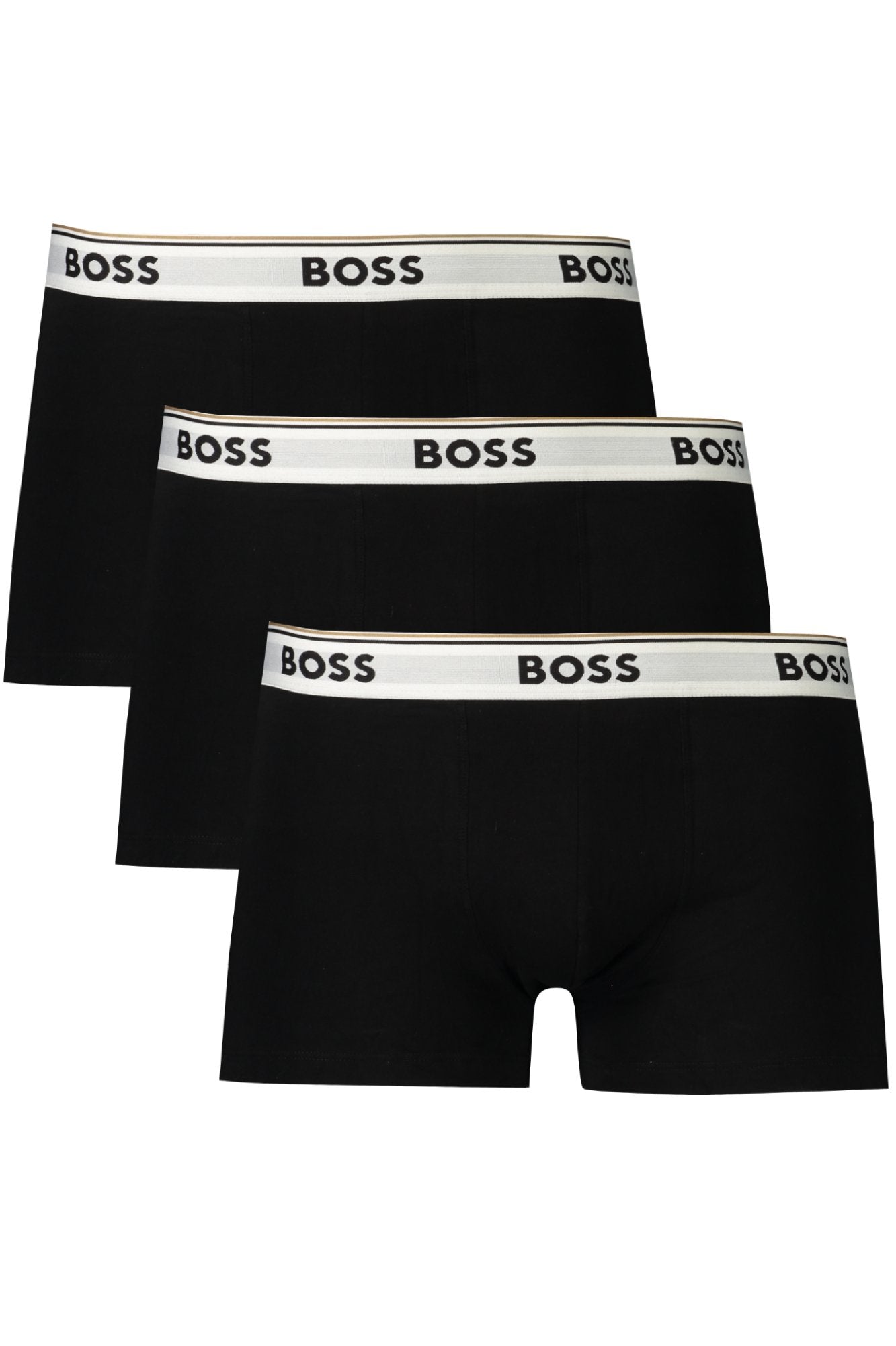 50475274TRUNK3PPOWER_NE994 – Herren Boxershorts Schwarz im Dreierpack mit Logodruck und Gummizug – Größe: S, L, XL, 2XL, M – Farbe: Nero