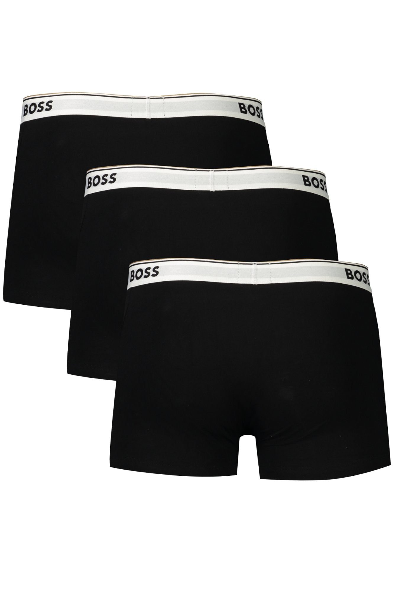 50475274TRUNK3PPOWER_NE994 – Herren Boxershorts Schwarz im Dreierpack mit Logodruck und Gummizug – Größe: S, L, XL, 2XL, M – Farbe: Nero