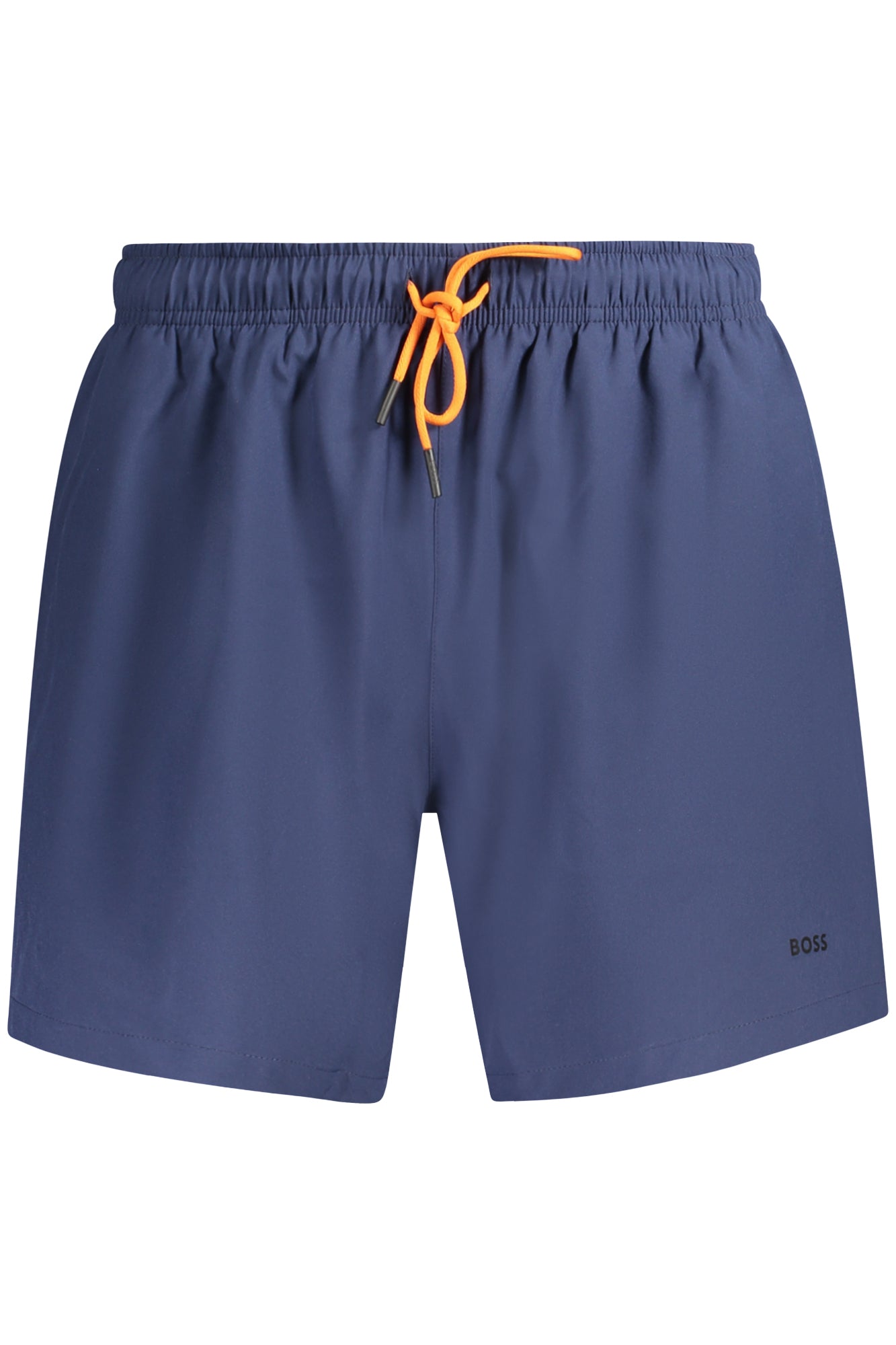 50491601TIO_BL414 – Elegante blaue Herren Badeshorts mit Kontrastdetails und Logodruck – Größe: S, M, L, XL, 2XL – Farbe: Blu