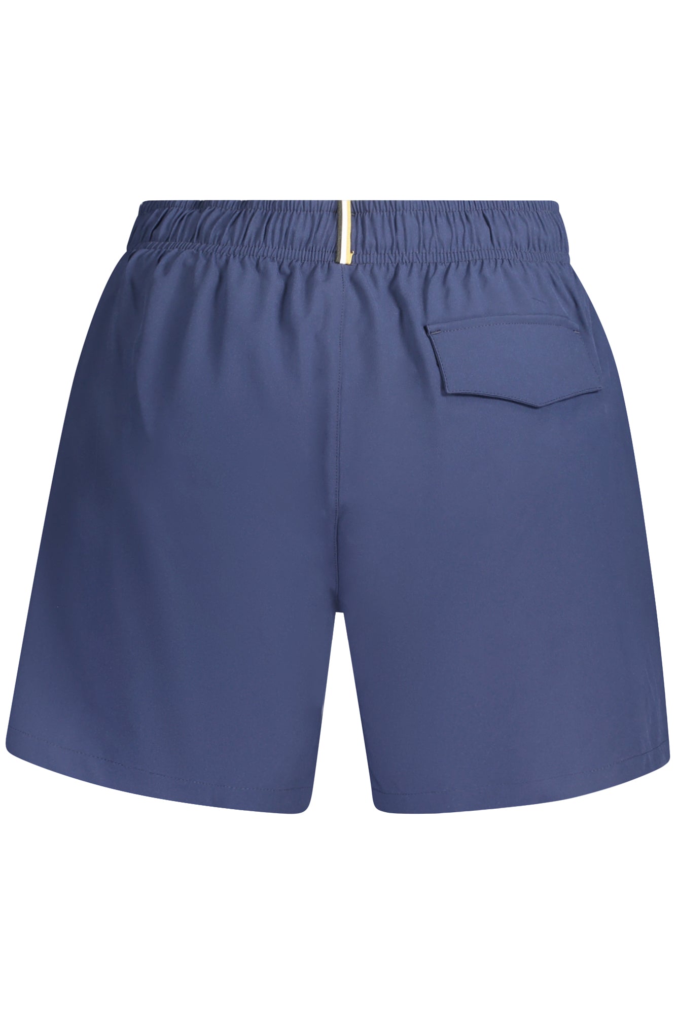 50491601TIO_BL414 – Elegante blaue Herren Badeshorts mit Kontrastdetails und Logodruck – Größe: S, M, L, XL, 2XL – Farbe: Blu