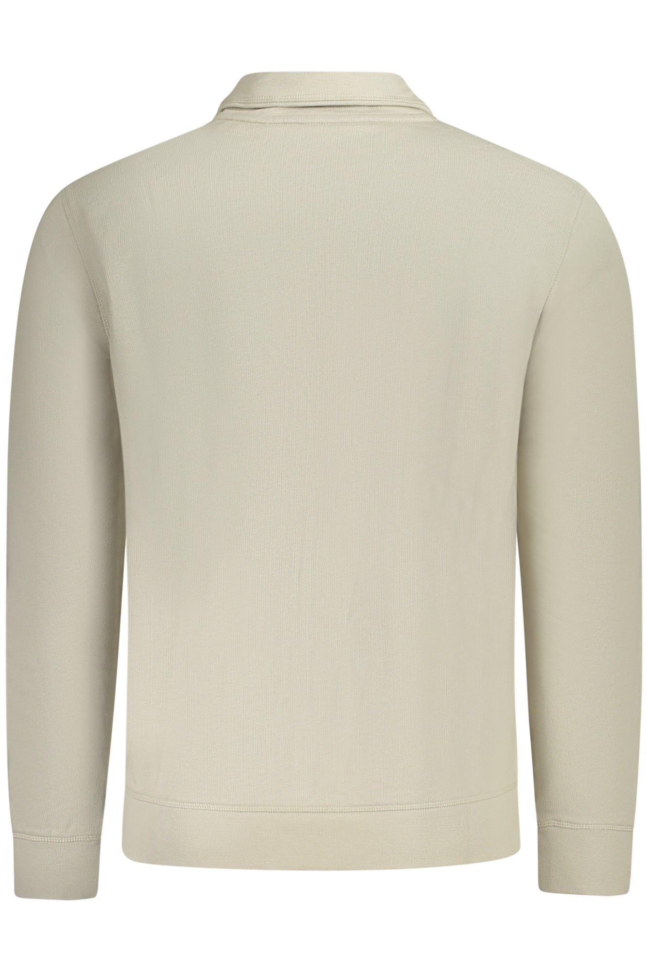 50511709ZESTART_BE271 – Beiges Herren-Sweatshirt mit Reißverschluss und Applikation – Größe: S, M, L, XL, 2XL, 3XL – Farbe: Beige
