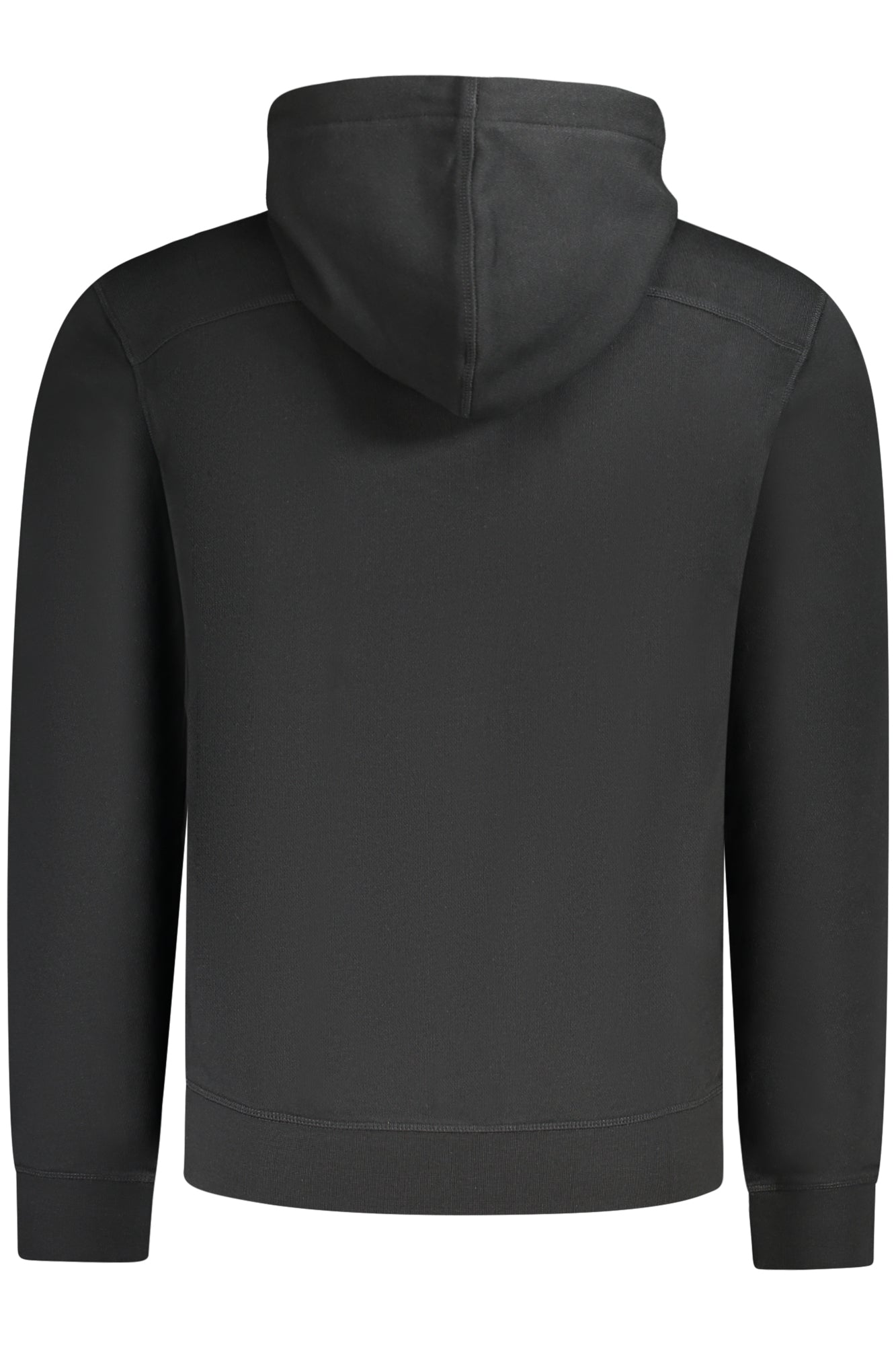 50508578ZETALKY_NE001 – Herren Kapuzen-Sweatshirt Schwarz mit Reißverschluss und Stickerei – Größe: S, M, L, XL, 2XL, 3XL – Farbe: Nero