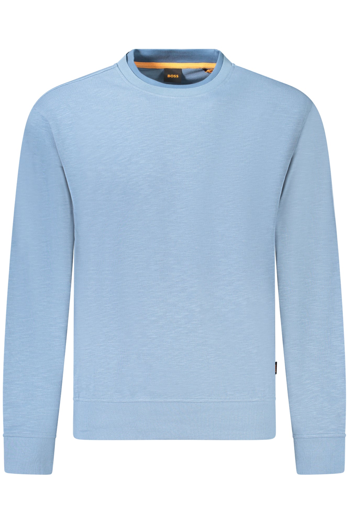 50530784WEDOUBLECOLLAR_AZ459 – Stylisches Herren-Sweatshirt in Blau mit Rundhals und Kontrastdetails – Größe: S, M, L, XL, 2XL – Farbe: Azzurro