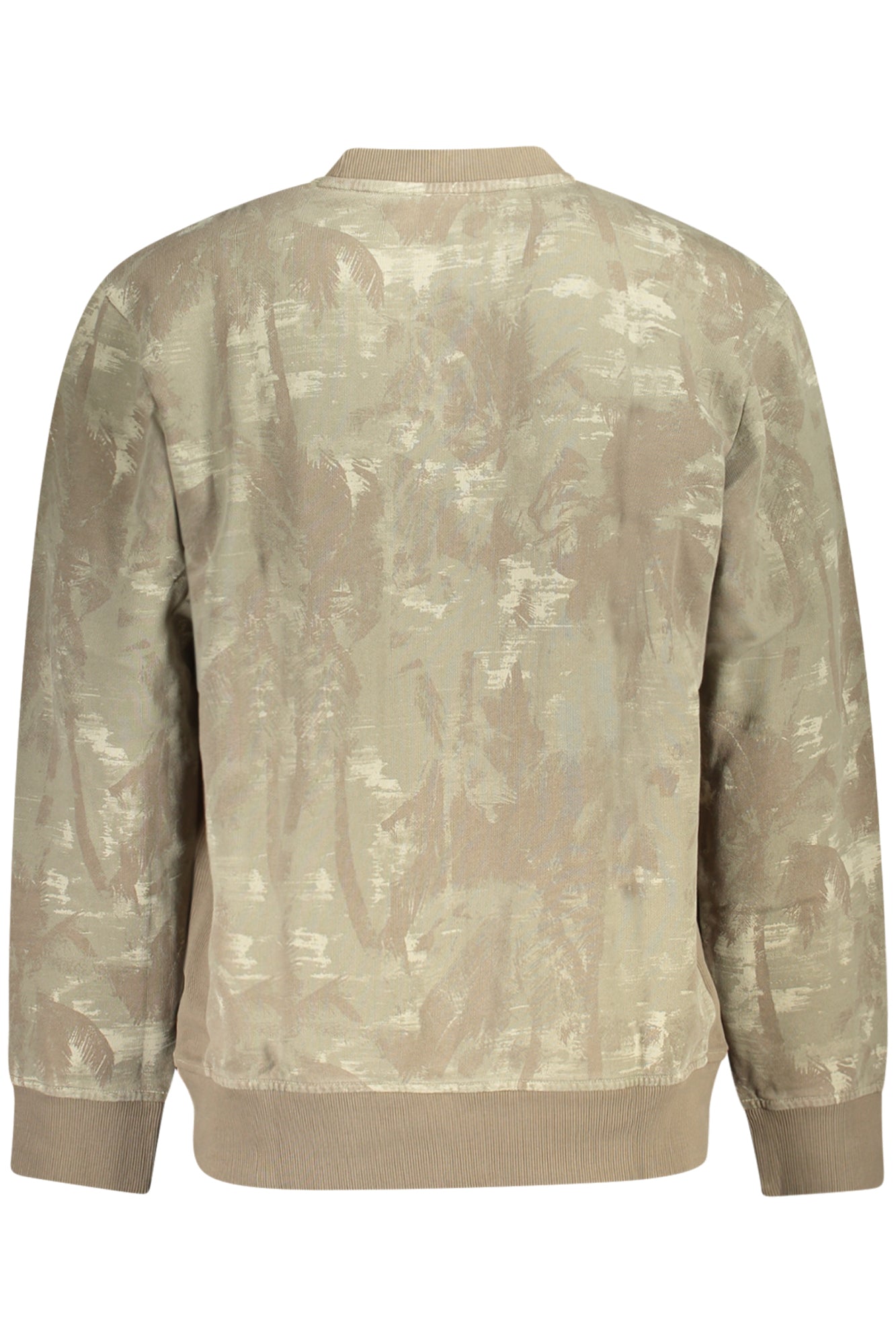 50531291WEJUNGLE_MA271 – Herren Pullover Braun – Langarm, Rundhals, Stickerei & Details – Größe: L, 2XL, XL – Farbe: Marrone