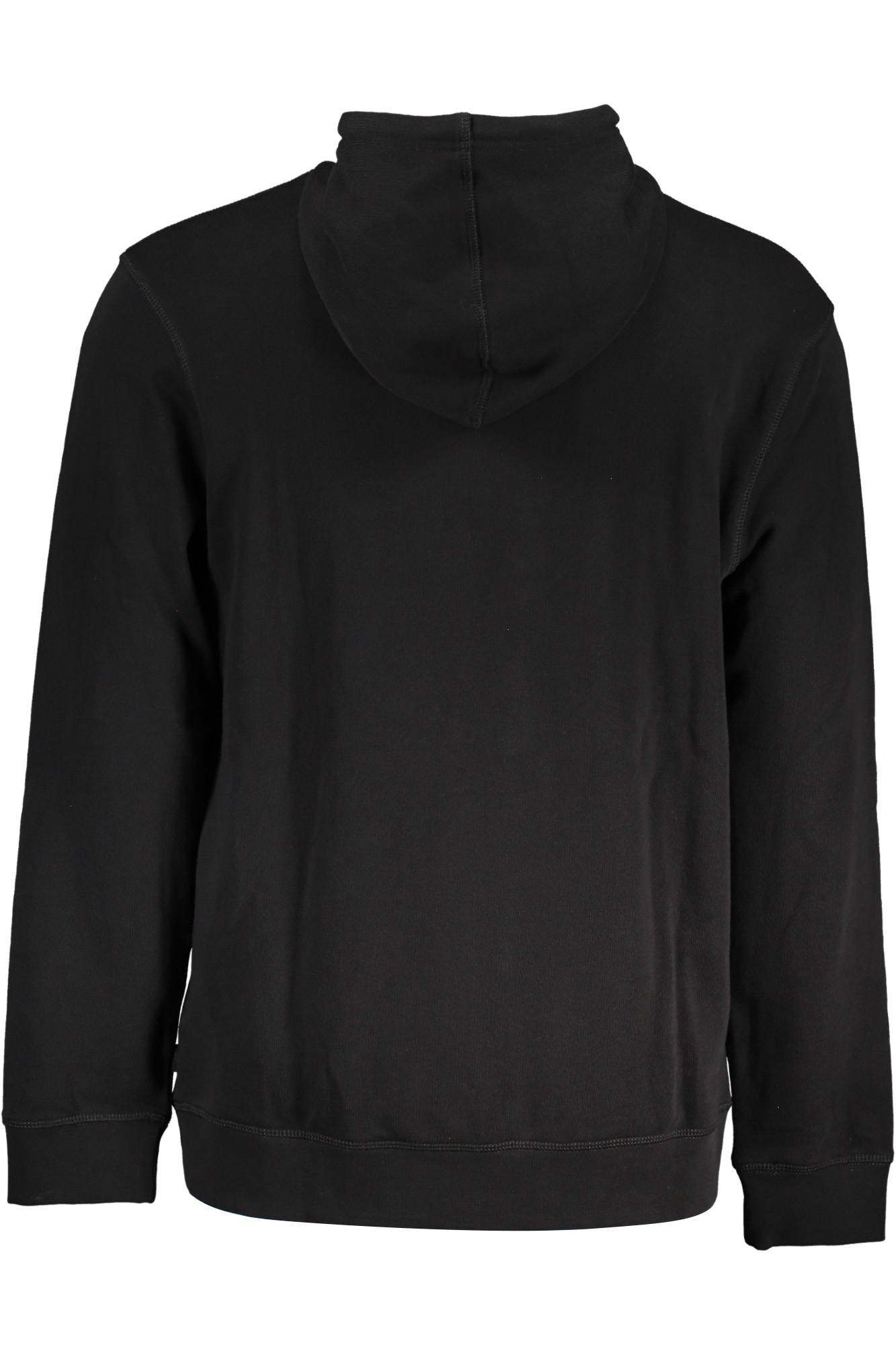 50468445WETALK_23ECAB1_NERO001 – Herren-Sweatshirt in Schwarz: Langarm, Bio-Baumwolle, Kapuze, Logo – Größe: S, M – Farbe: Nero