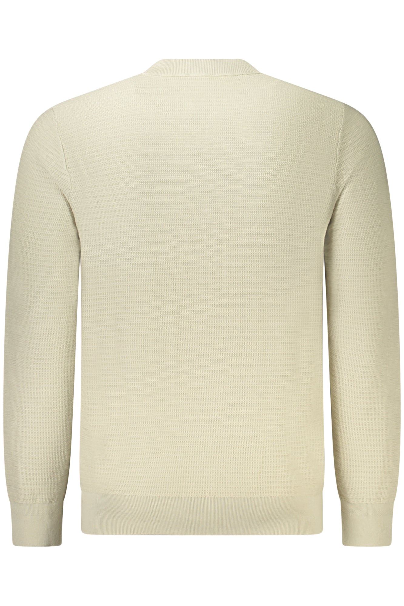 50527584ANIONS_BE271 – Eleganter Herren-Pullover Beige - Langarmshirt mit Rundhals & Logo – Größe: S, M, L, XL, 2XL, 3XL – Farbe: Beige