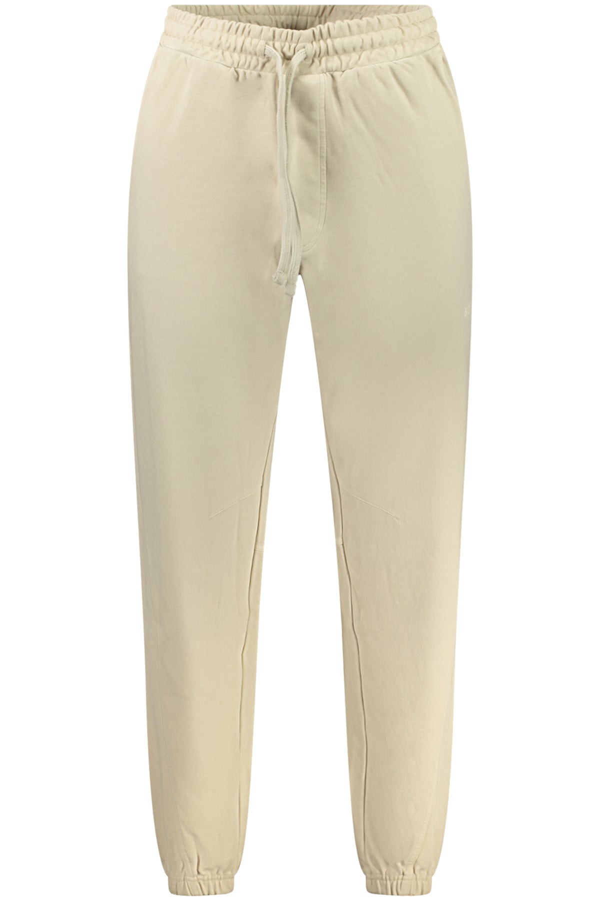 50531236SECONCRETE_BE271 – Bequeme beige Herren-Sporthose mit Kordelzug und Logostickerei – Größe: S, M, L, XL, 2XL – Farbe: Beige