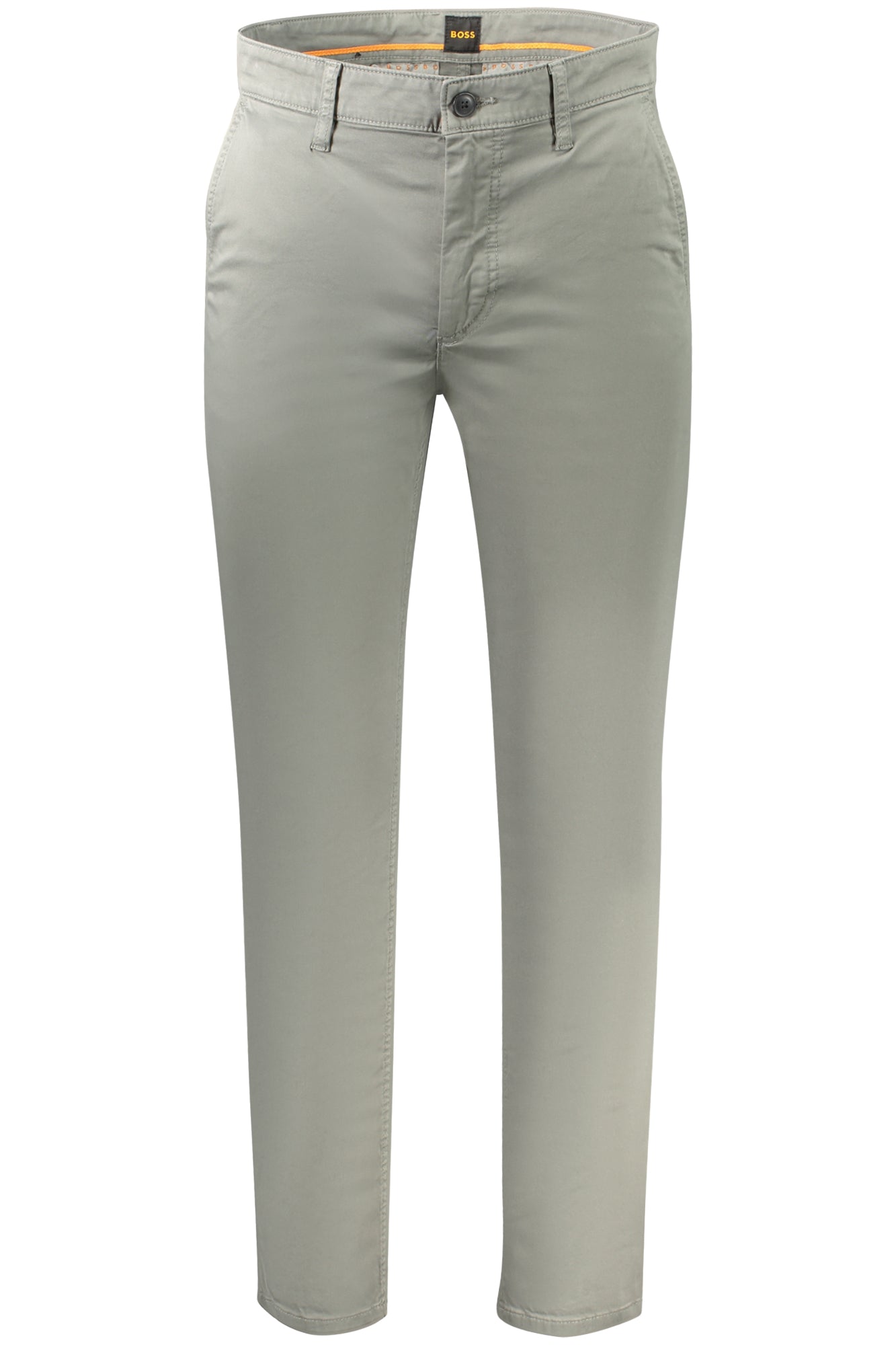 50510917CHINOTAPERED_VE076 – Elegante Herrenjeans in Grün: Körperbetonter Schnitt aus Öko-Baumwolle – Größe: 35L32, 30L32, 31L32, 32L32, 33L32, 34L32, 36L32, 38L32 – Farbe: Verde