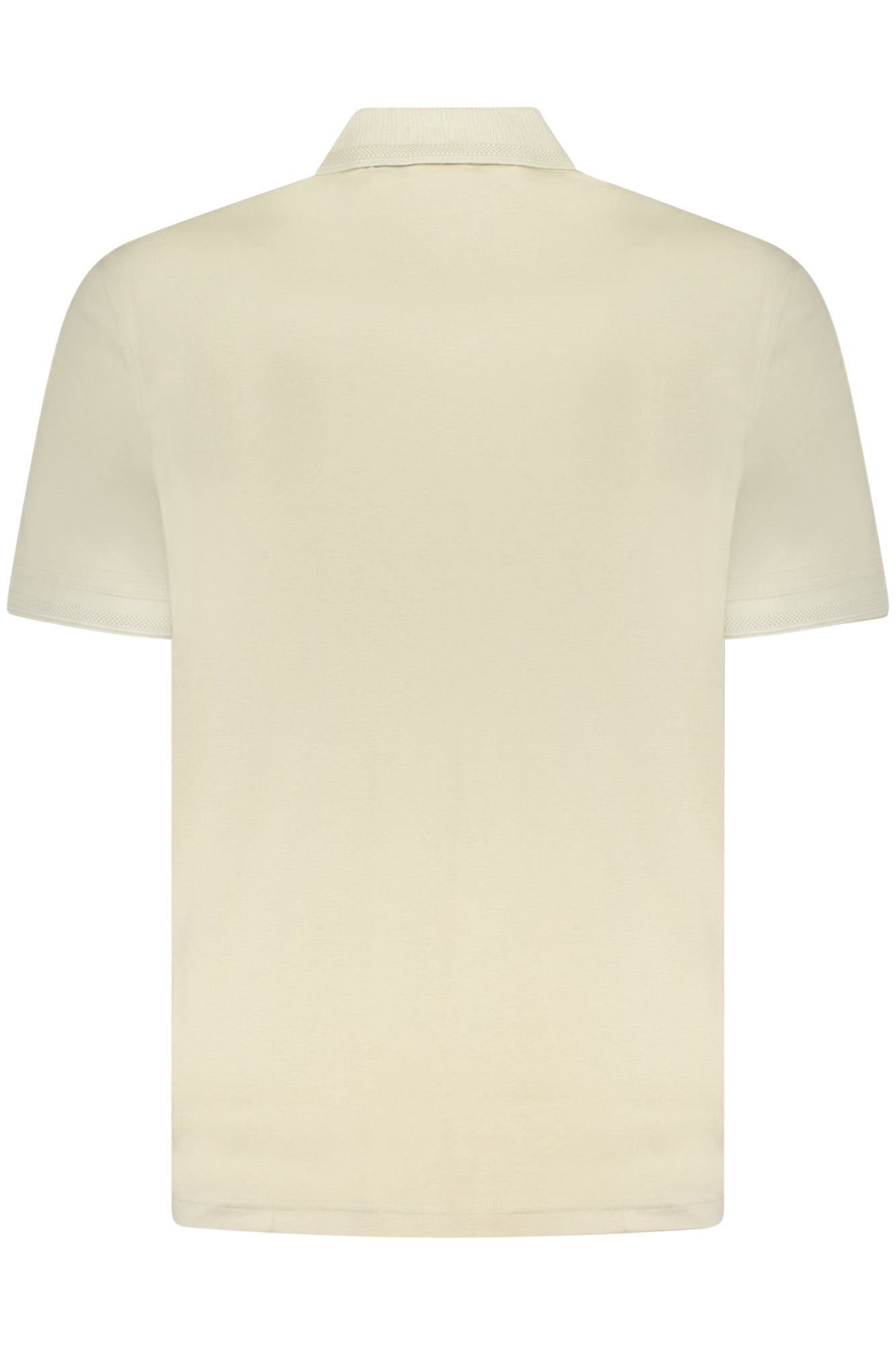 50520109PEINTERLOCK_BE271 – Elegantes Herren-Poloshirt Beige - Kontrastdetails & Stickerei – Größe: S, M, L, XL, 2XL, 3XL, 4XL – Farbe: Beige
