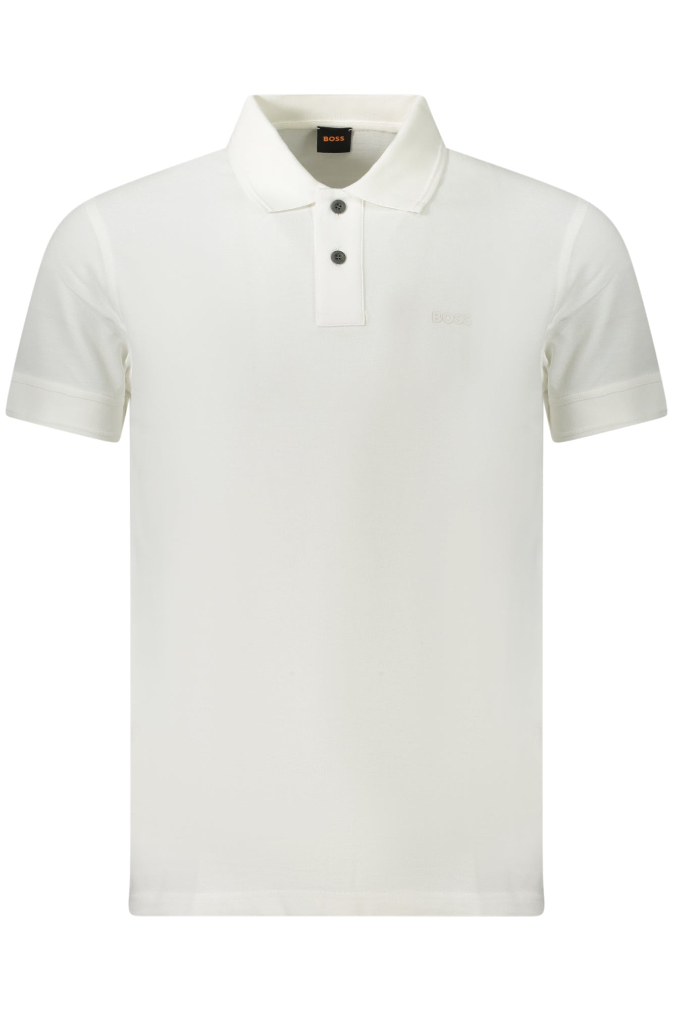 50507813PRIME_BI100 – Elegantes Herren Kurzarm-Poloshirt Weiß mit Druck und Logo – Größe: S, M, L, XL, 2XL – Farbe: Bianco
