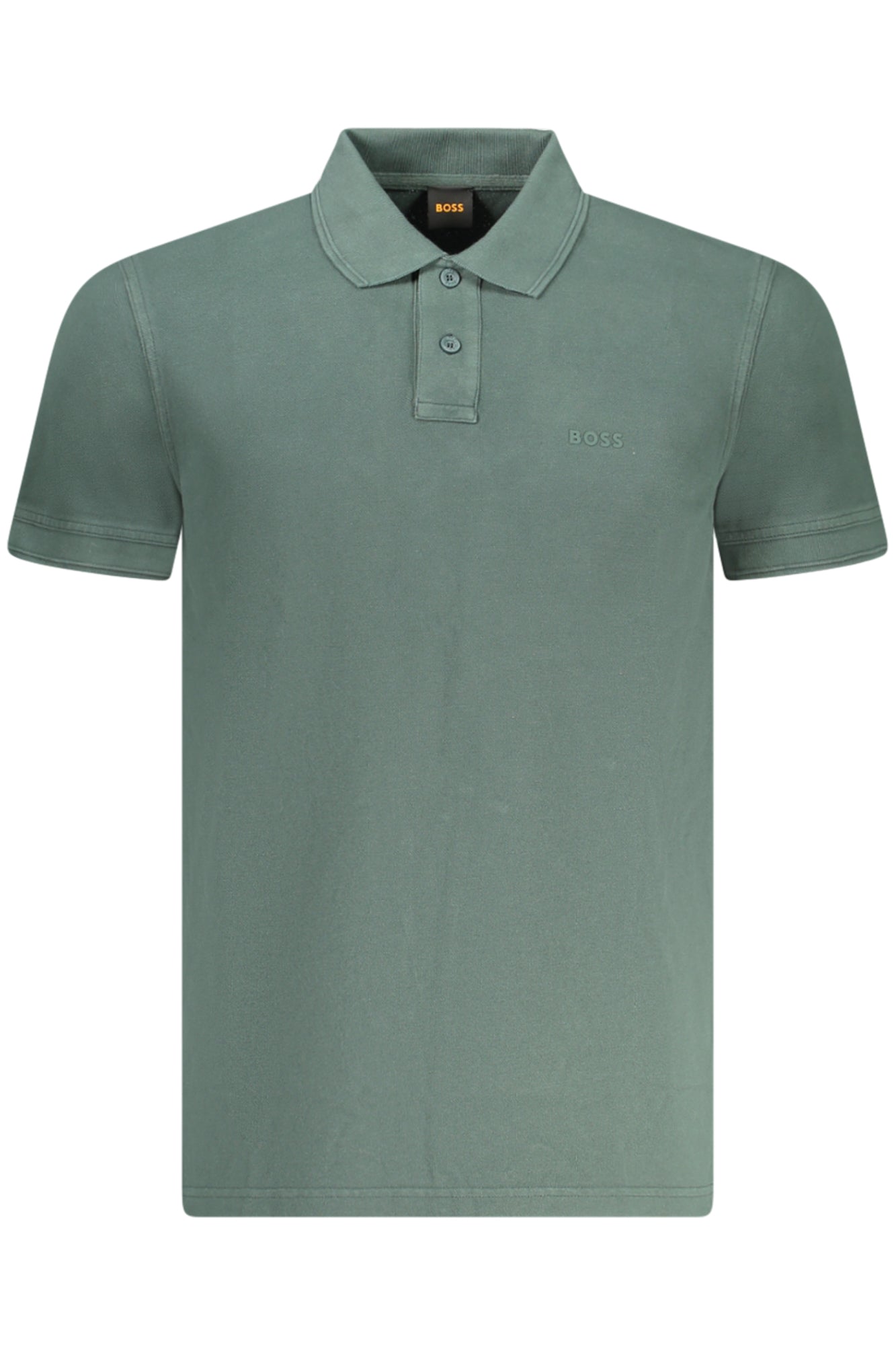 50507813PRIME_VE350 – Stylisches Herren Poloshirt in Grün mit Print und Logo – Kurzarm, 2 Knöpfe – Größe: S, M, L, XL, 2XL, 3XL – Farbe: Verde
