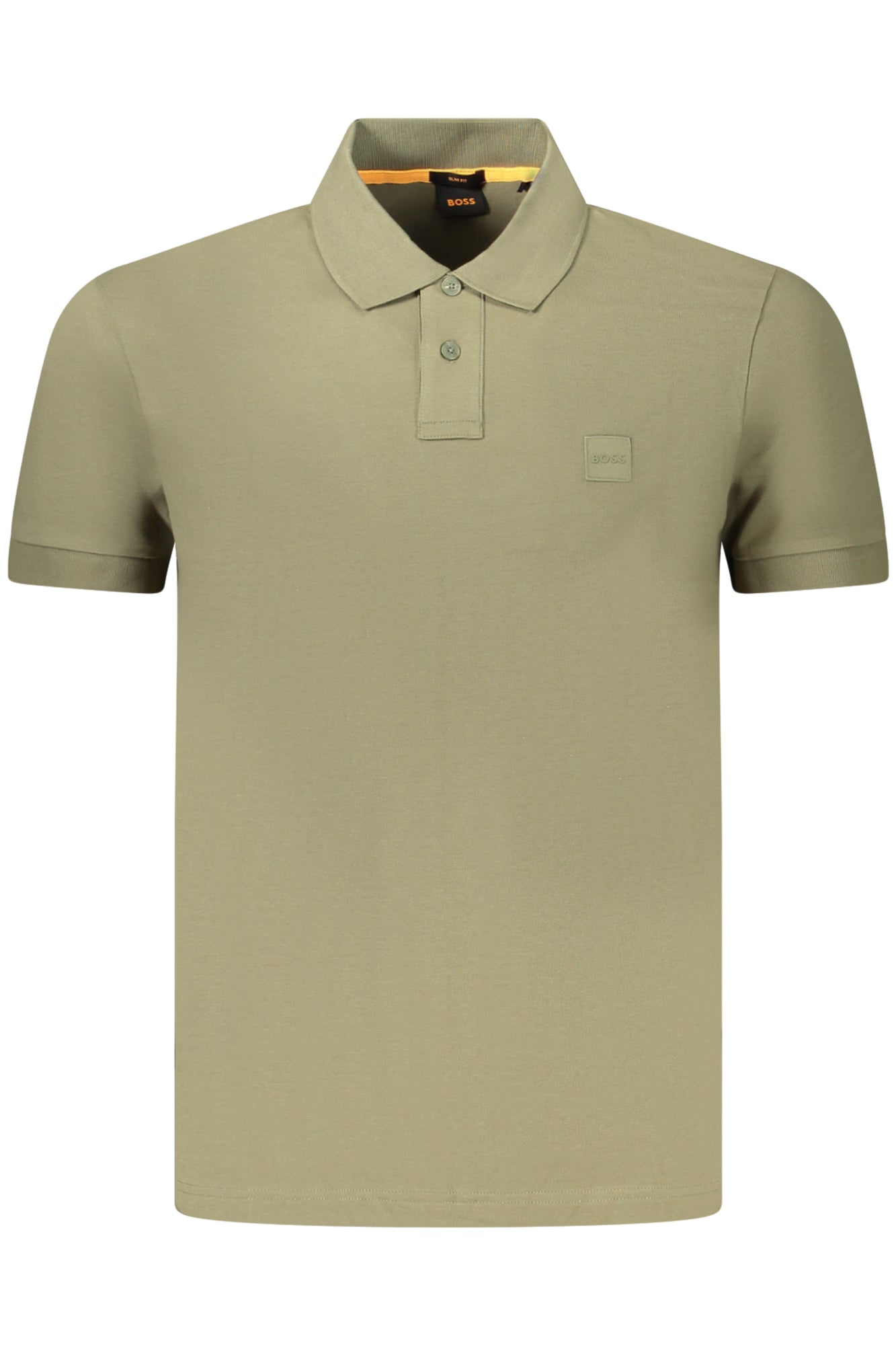 50507803PASSENGER_VE342 – Herren Slim Fit Poloshirt in Grün mit Applikation und Stickerei – Größe: S, M, L, XL, 2XL – Farbe: Verde