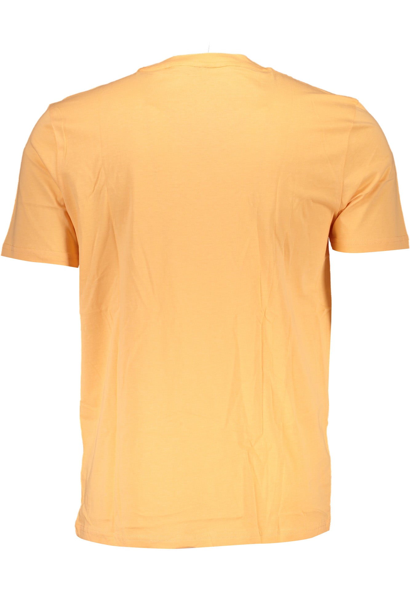 50481923THINKING1_AR833 – Herren T-Shirt Orange: Kurzarm, Rundhals, Print, Bio-Baumwolle – Größe: 2XL, 3XL, S, M, L – Farbe: Arancione