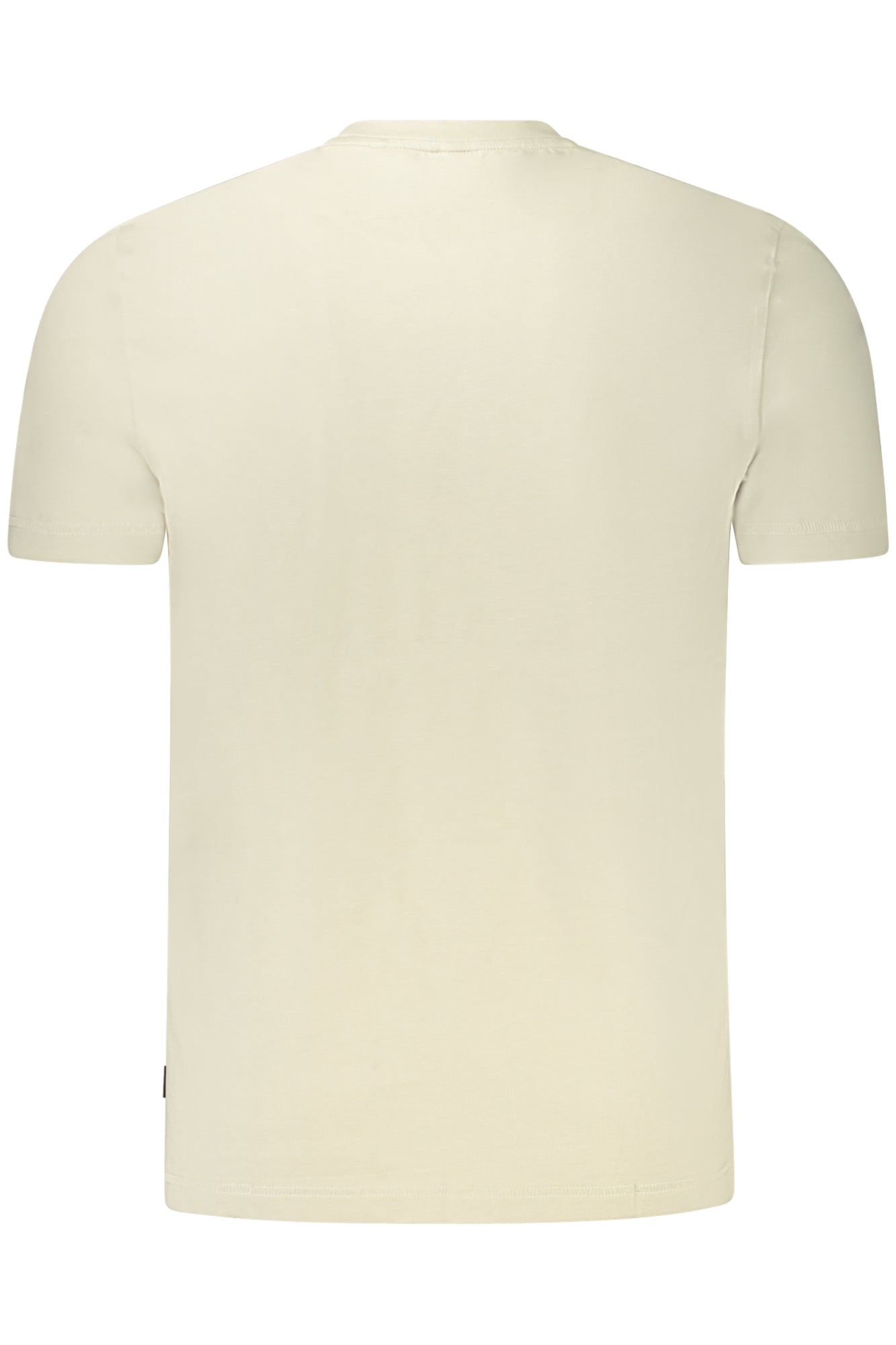 50534923TELOGOTEXTURE_BE271 – Stylisches Herren T-Shirt Beige aus Regenerativer Baumwolle mit Logo-Druck – Größe: S, XL, 2XL, 3XL, M, L – Farbe: Beige