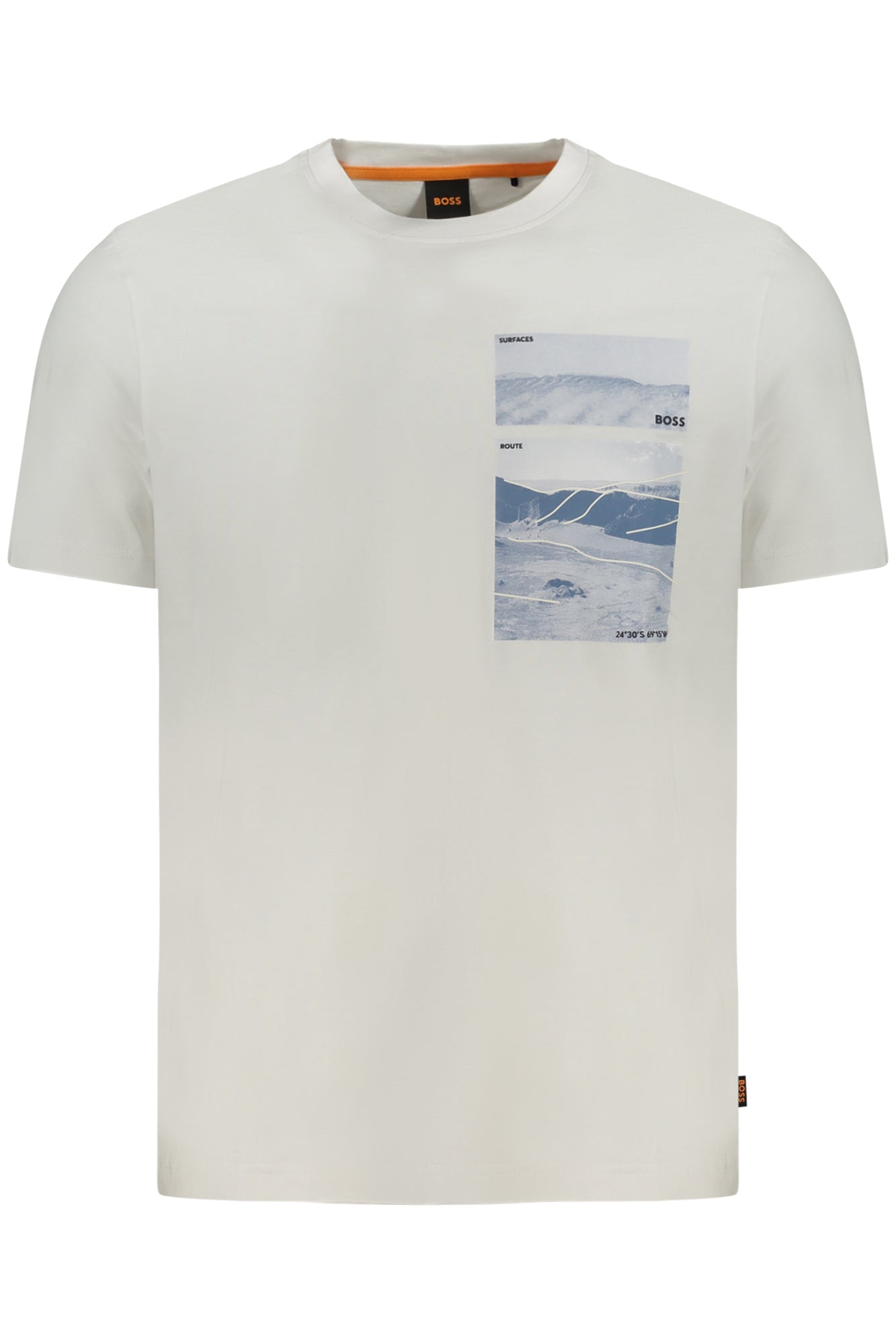 50539194TEDUNE_BI100 – Stilvolles Kurzarm T-Shirt für Herren – Weiß mit Logo-Druck – Größe: S, M, L, XL – Farbe: Bianco