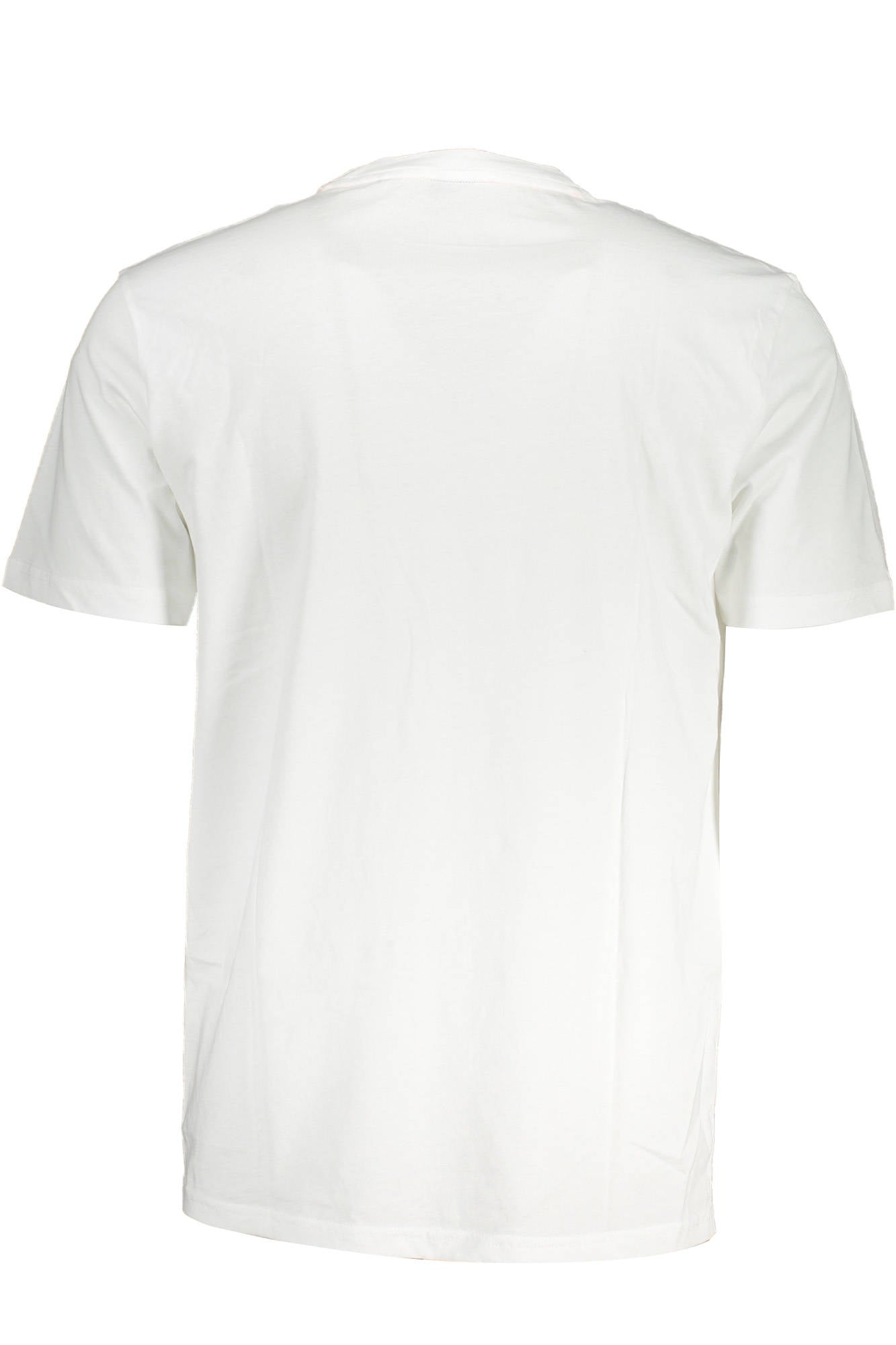 50481923THINKING1_C17853F_BIANCO103 – Herren Kurzarm T-Shirt Weiß - Rundhals, Bio-Baumwolle, Logo Print – Größe: S, M, XL, 4XL – Farbe: Bianco