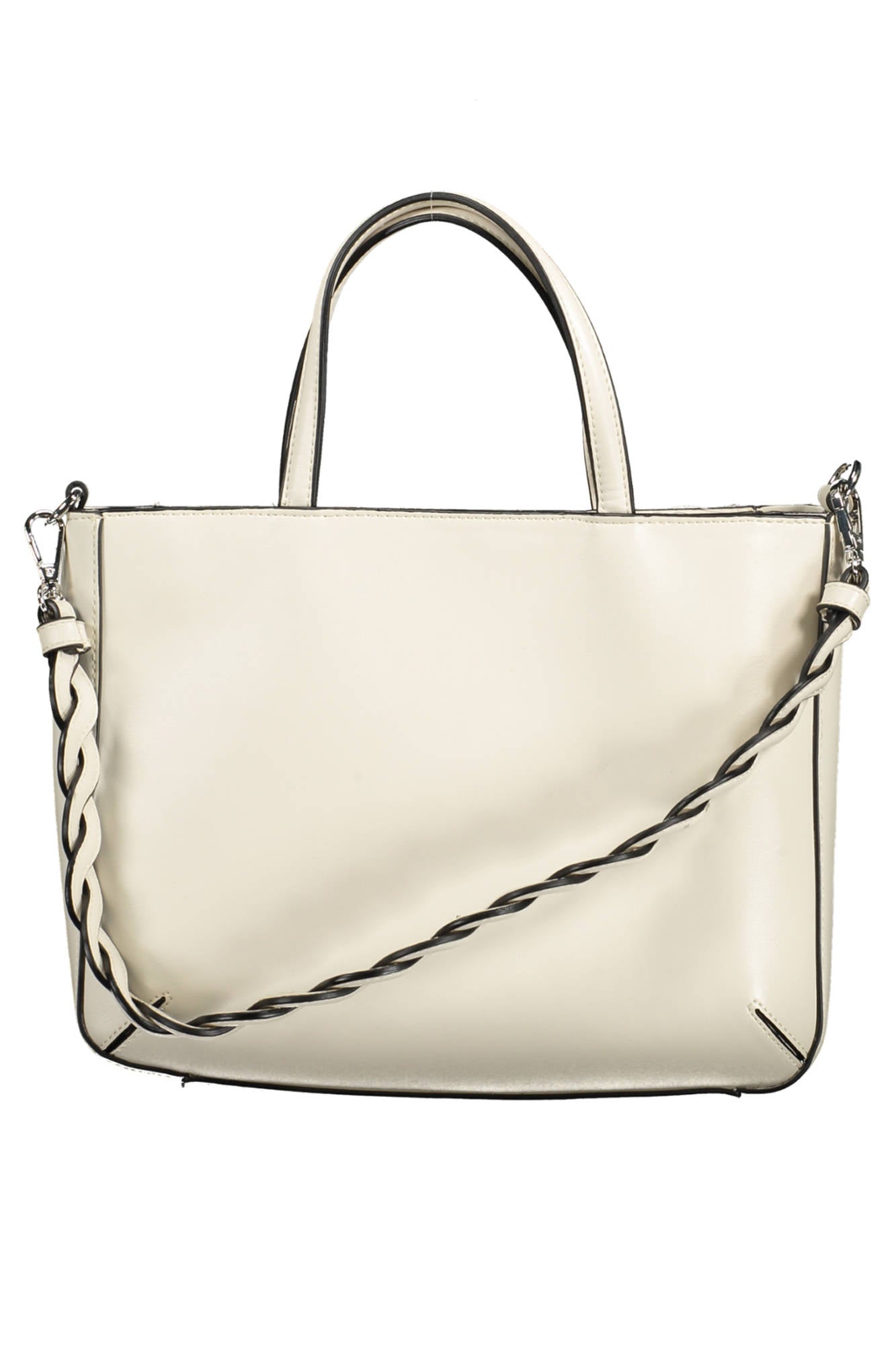 20100049_BIANCO_1723 – Elegante weiße Damenhandtasche mit abnehmbarem Schulterriemen – Größe: UNI – Farbe: Bianco