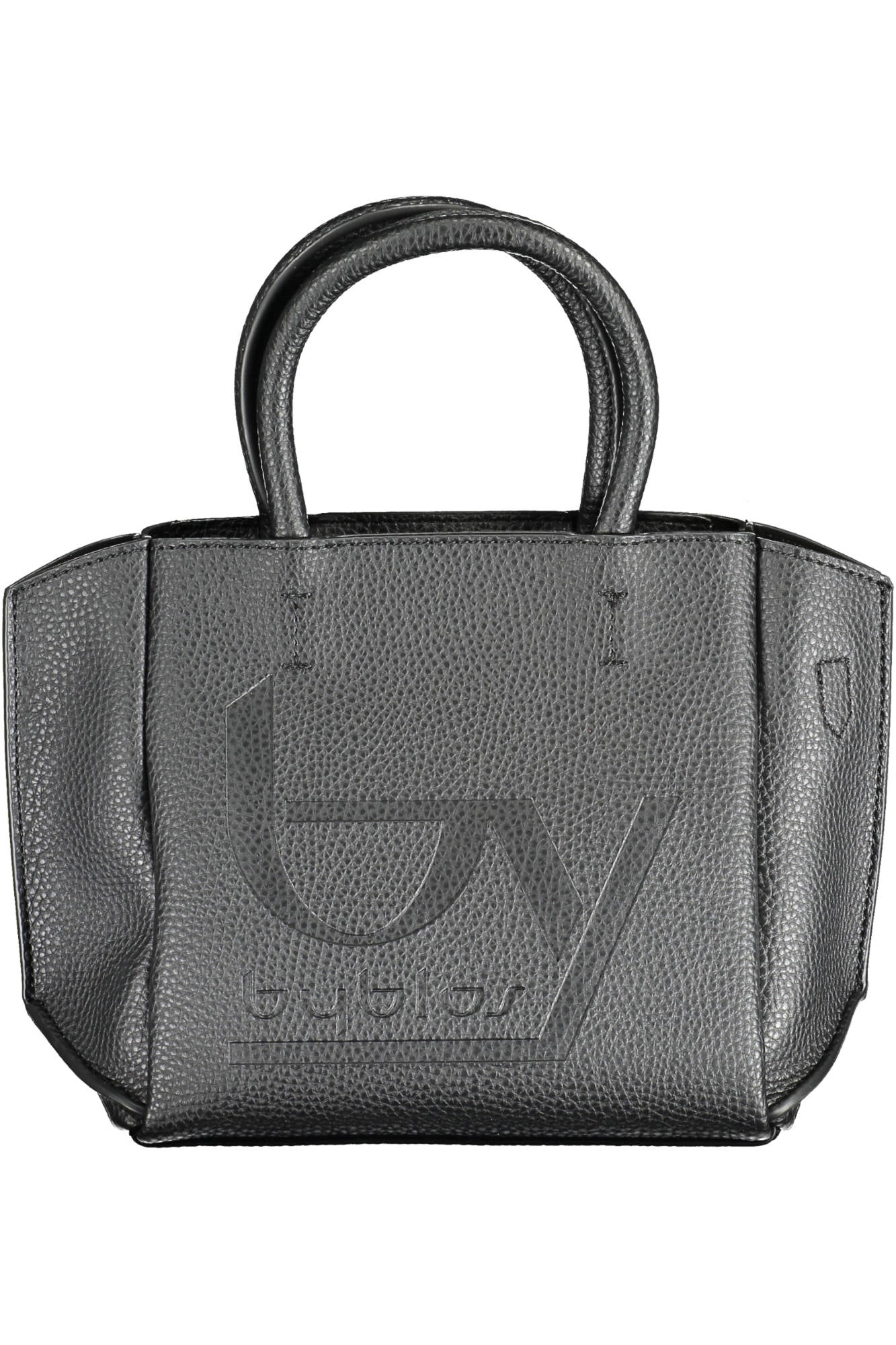 20100082_NERO_293-BLK – Elegante schwarze Damenhandtasche mit Henkeln und abnehmbarem Riemen – Größe: UNI – Farbe: Nero