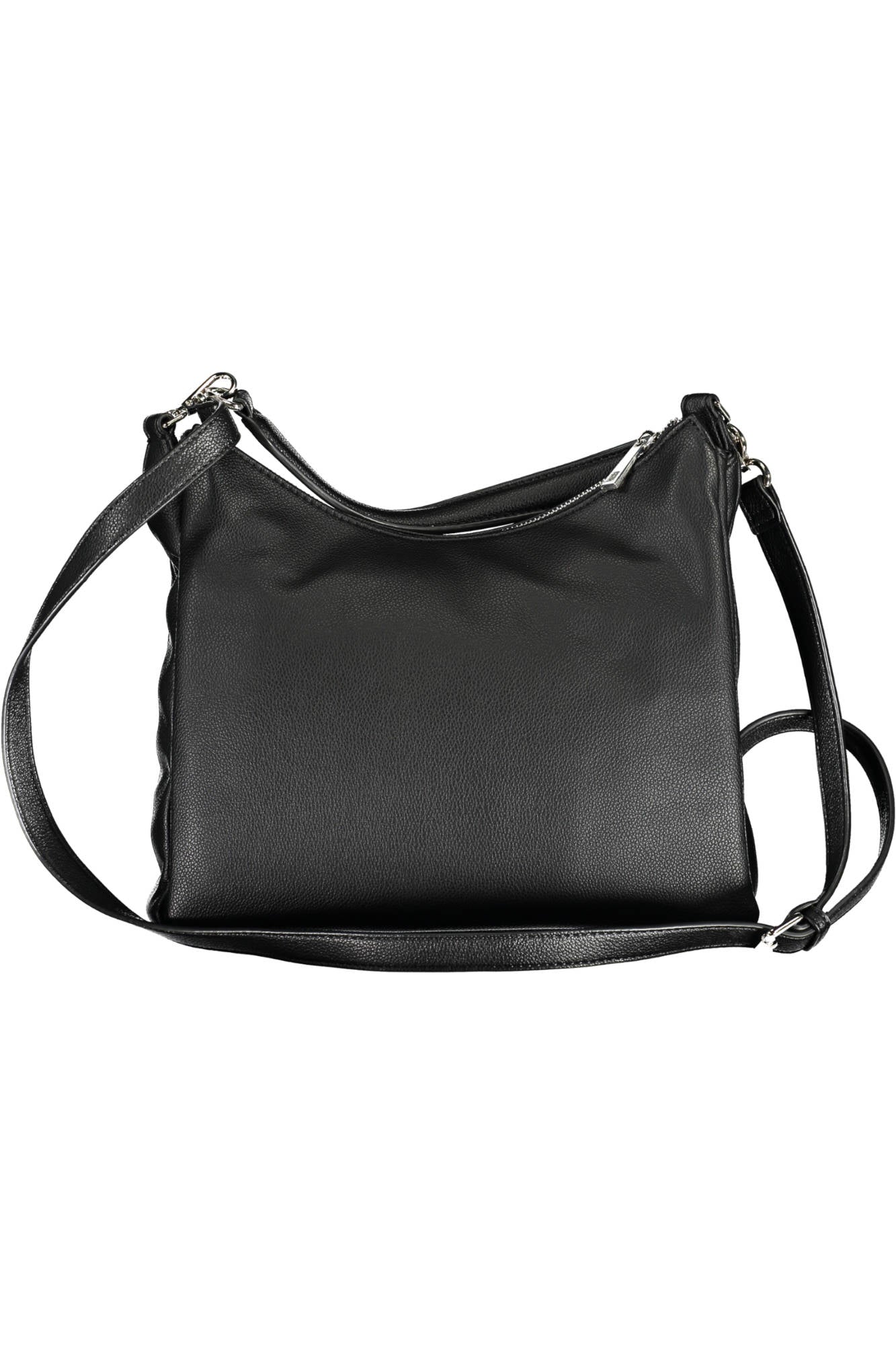 20100087_NERO_293-BLK – Elegante Schwarze Damenhandtasche mit Vielseitigen Tragemöglichkeiten – Größe: UNI – Farbe: Nero