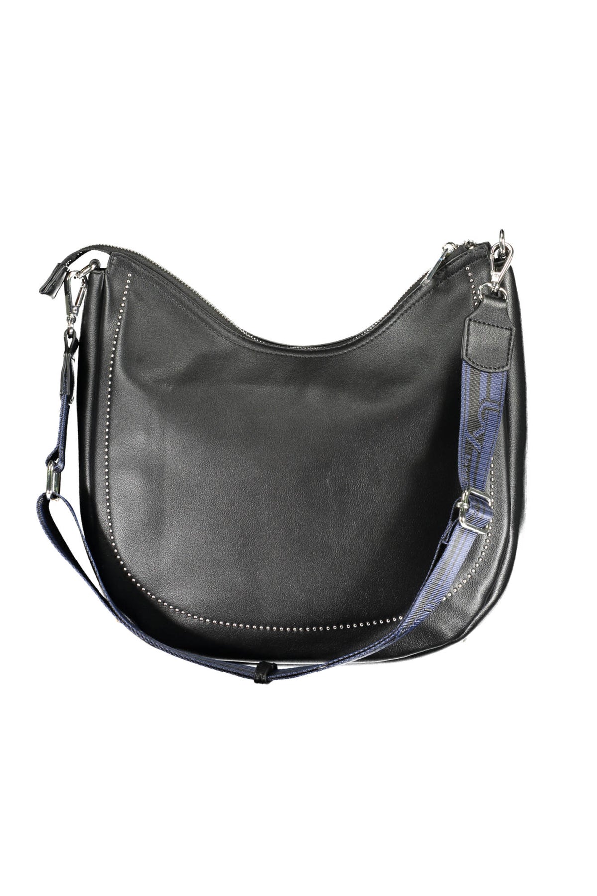 20100072_NERO_293-BLK – Elegante Schwarze Damenhandtasche mit Abnehmbaren Schulterriemen – Größe: UNI – Farbe: Nero