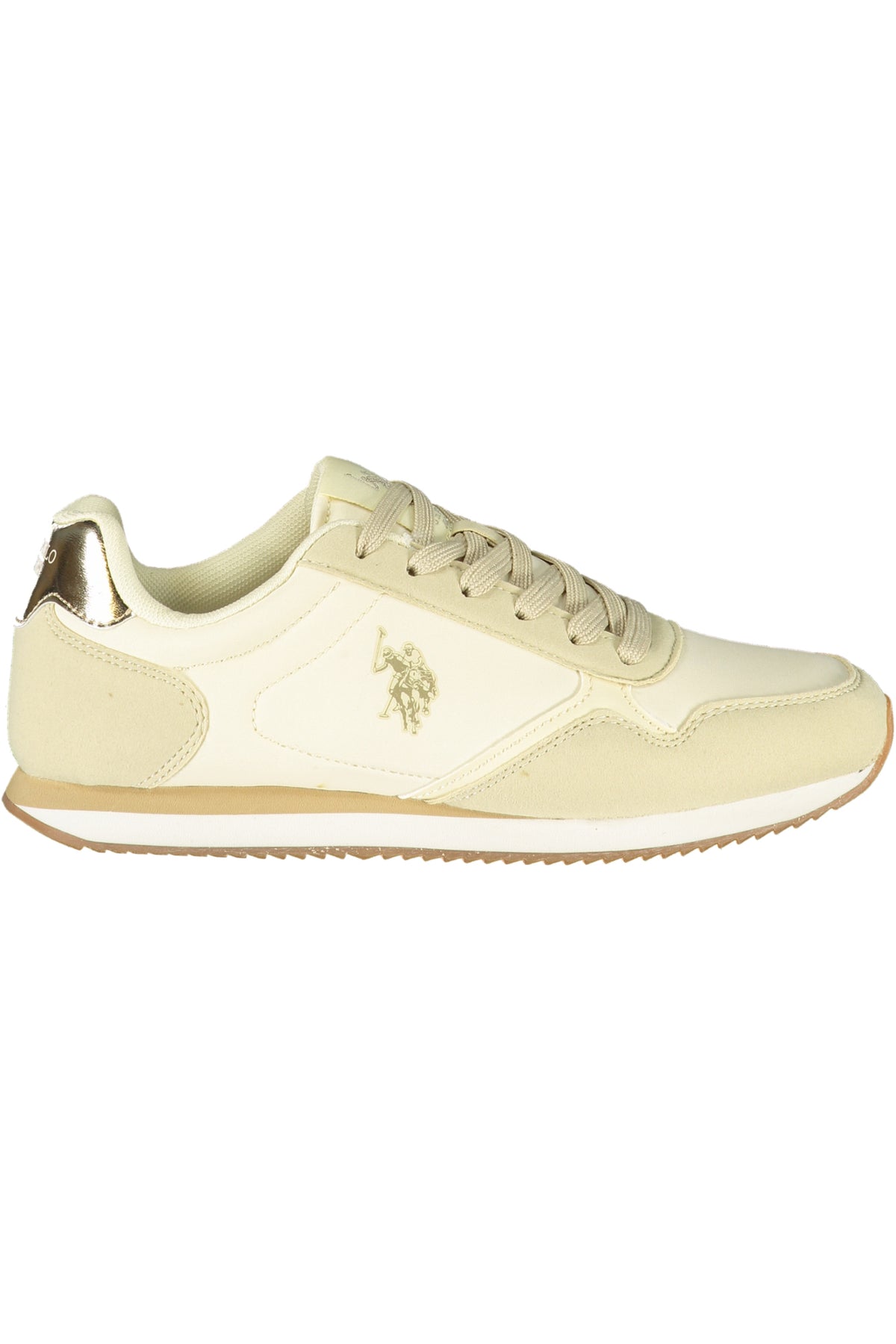 HAPPY004W6NH1_BEWHGO02 – U.S. POLO ASSN. CALZATURA SPORTIVA DONNA BEIGE – Größe: 35, 36, 37, 38, 39, 40, 41 – Farbe: Beige