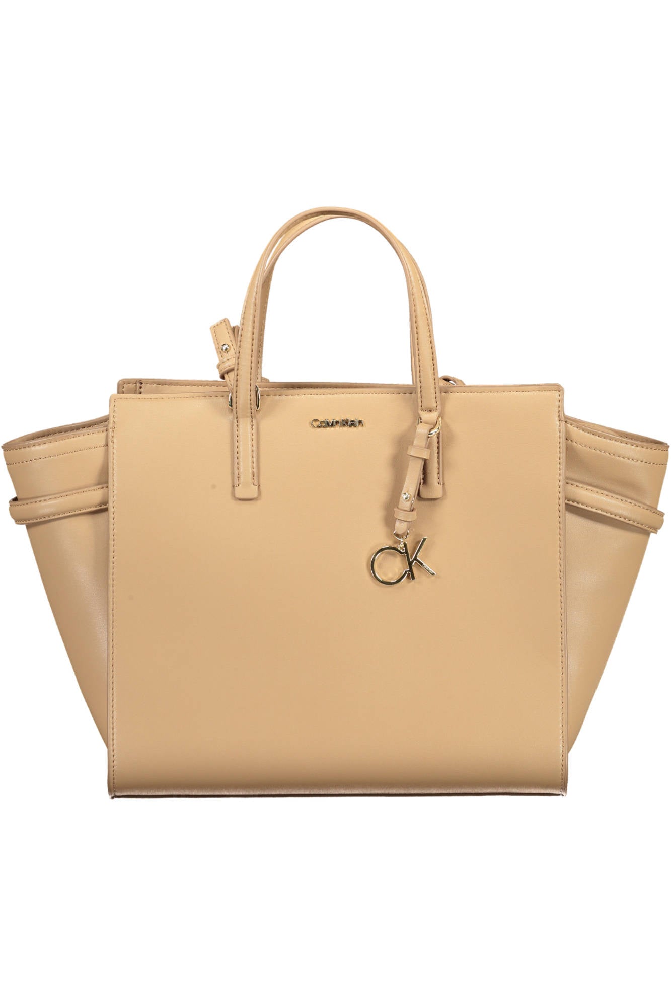 K60K610171_BEIGE_GEZ – Elegante Beige Damenhandtasche: Vielseitig & Nachhaltig aus Polyester – Größe: UNI – Farbe: Beige