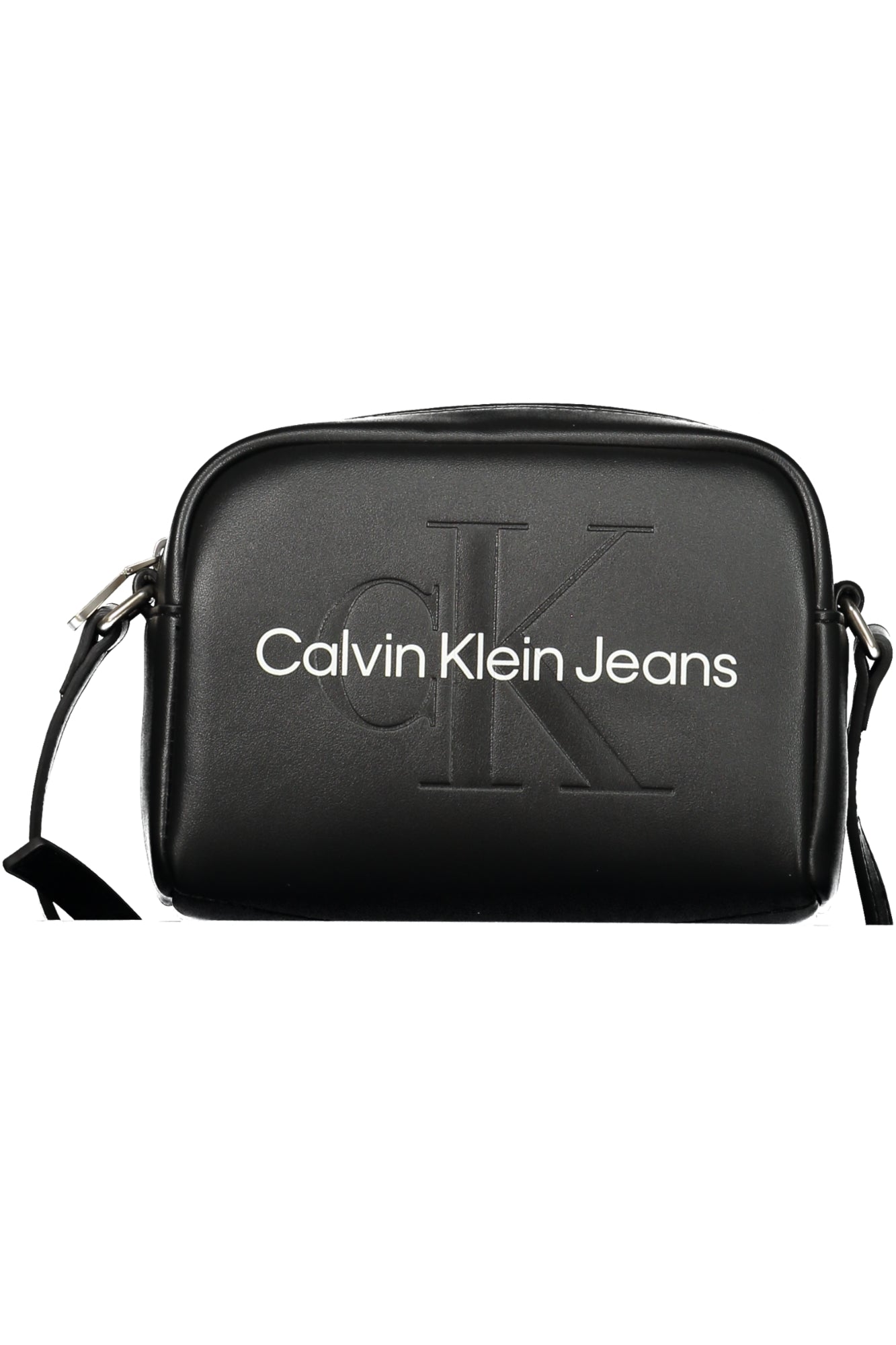 K60K612220_NE01R – Damentasche Schwarz mit Verstellbarem Riemen und Reißverschluss – Größe: UNI – Farbe: Nero