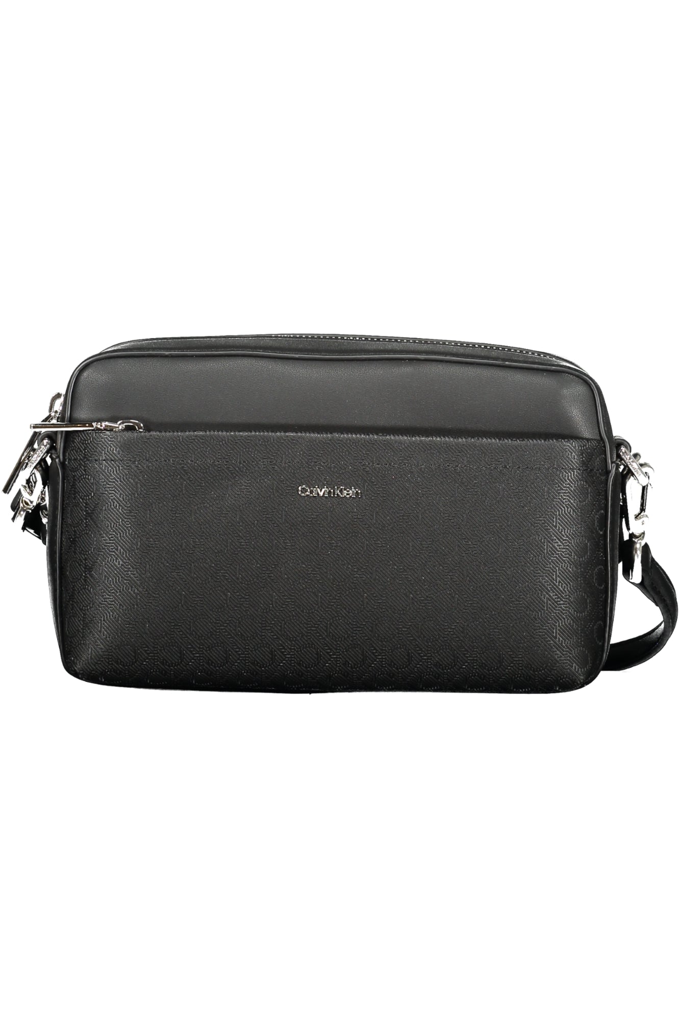 K60K612808_NE0GJ – Elegante schwarze Schultertasche mit Recyclinganteil und vielseitigen Gurten – Größe: UNI – Farbe: Nero