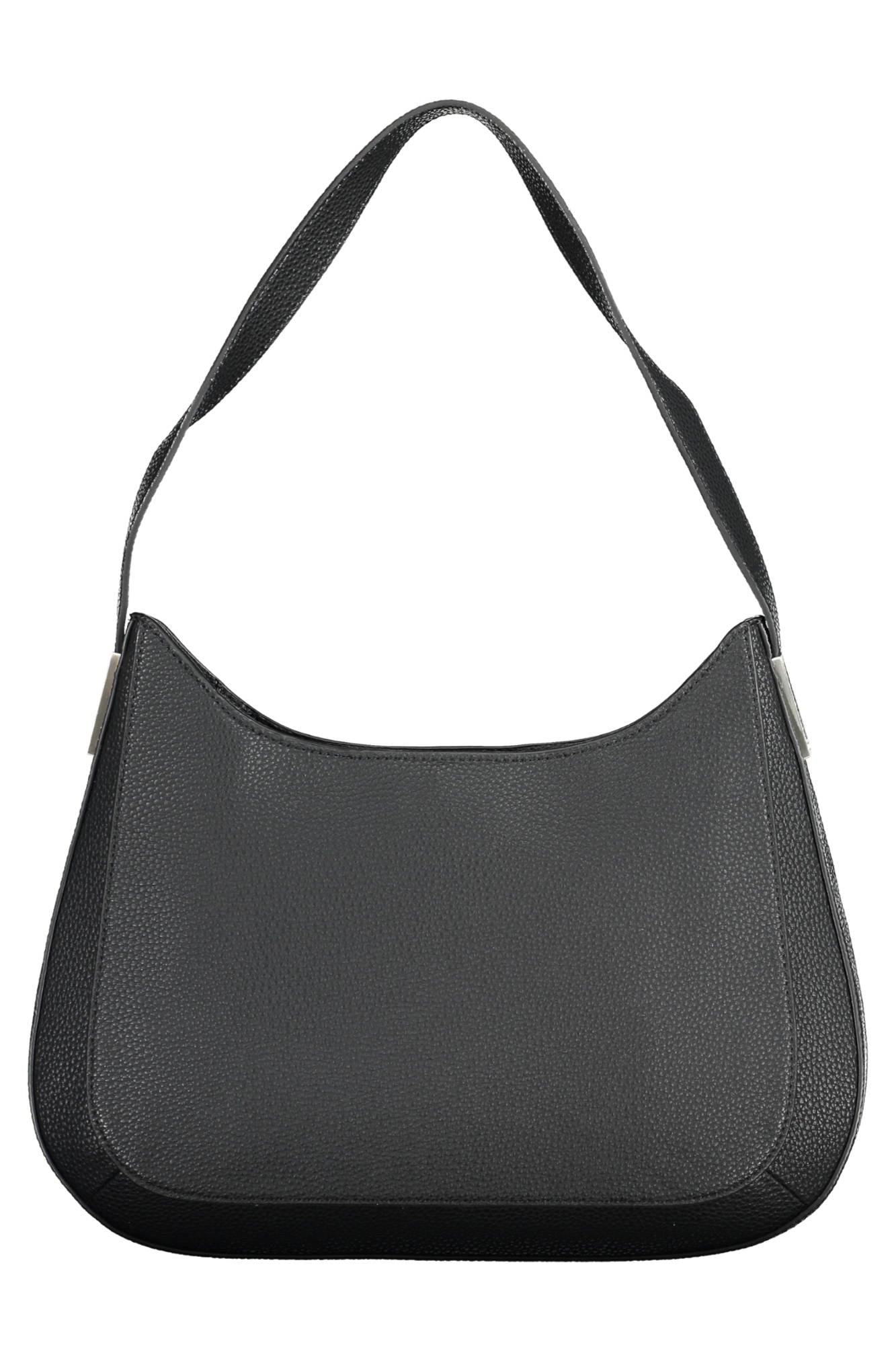 K60K610447_NERO_BAX – Stylische Schwarze Damenschultertasche aus Recyceltem Polyester – Größe: UNI – Farbe: Nero