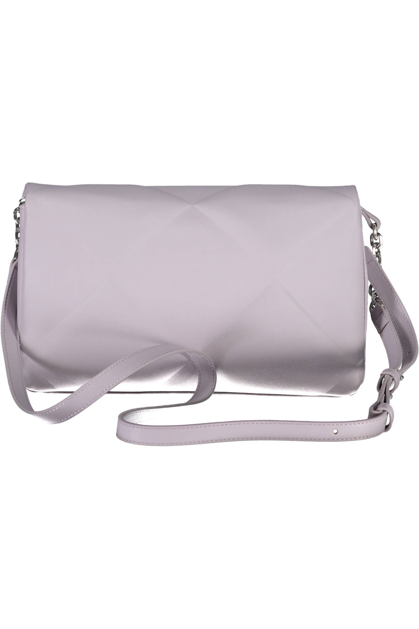 K60K611021_60CFBE3_VIOLAVDQ – Stylische Damen-Umhängetasche in Violett aus recyceltem Material – Größe: UNI – Farbe: Viola