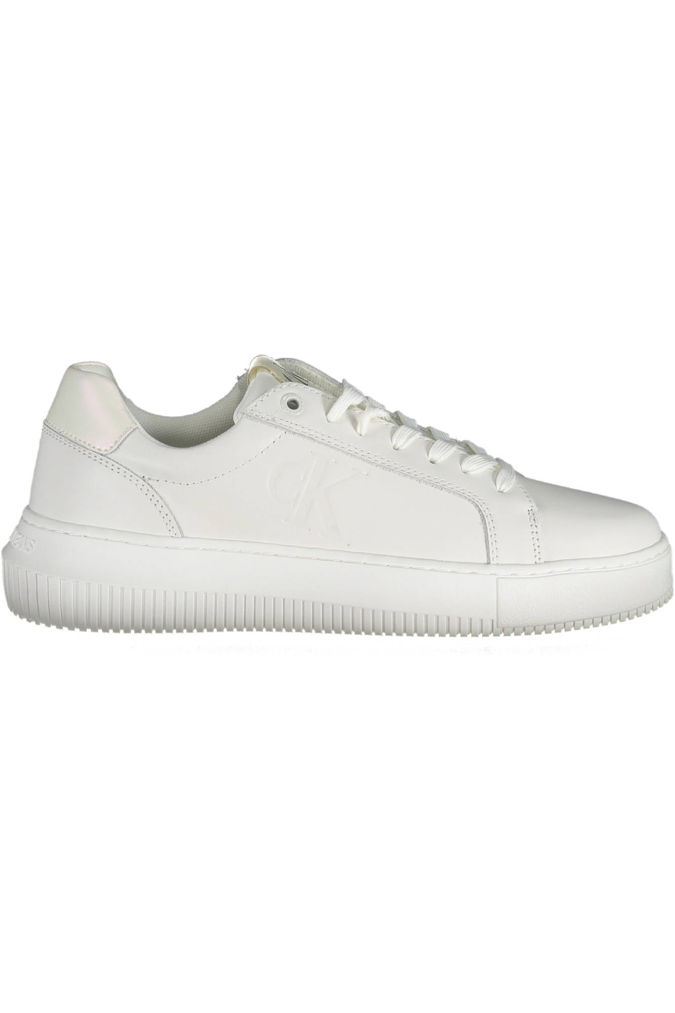 YW0YW01202F_BIANCO_01T – Damen Sportschuh Weiß mit Kontrast und Logo – Stilvoll und Bequem – Größe: 36, 39, 40, 41 – Farbe: Bianco