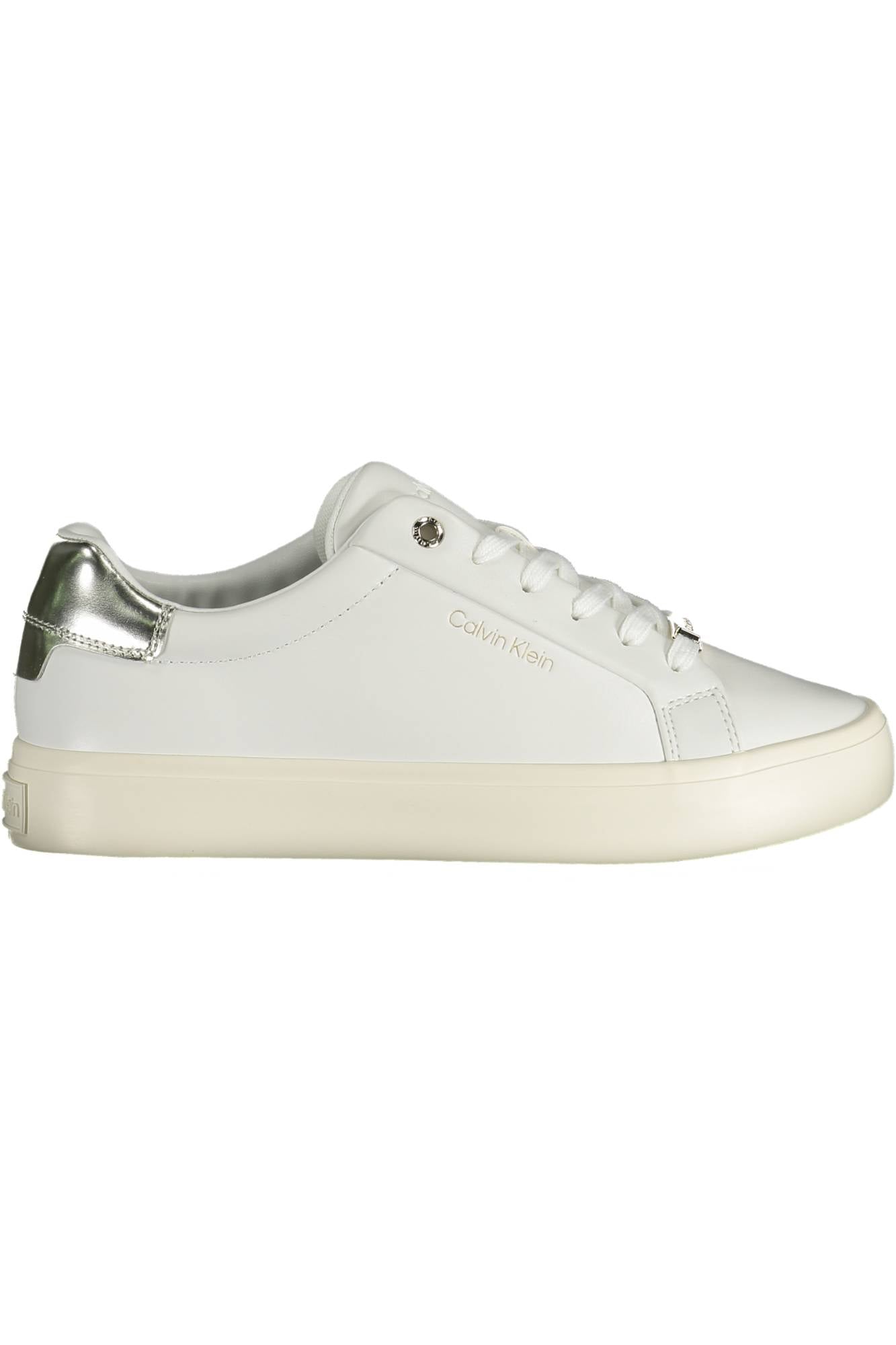 HW0HW01342_BIANCO_0LC – Moderner Damen-Sportschuh in Weiß mit Kontrastdetails und Druck. – Größe: 36, 37, 38, 39, 40, 41 – Farbe: Bianco