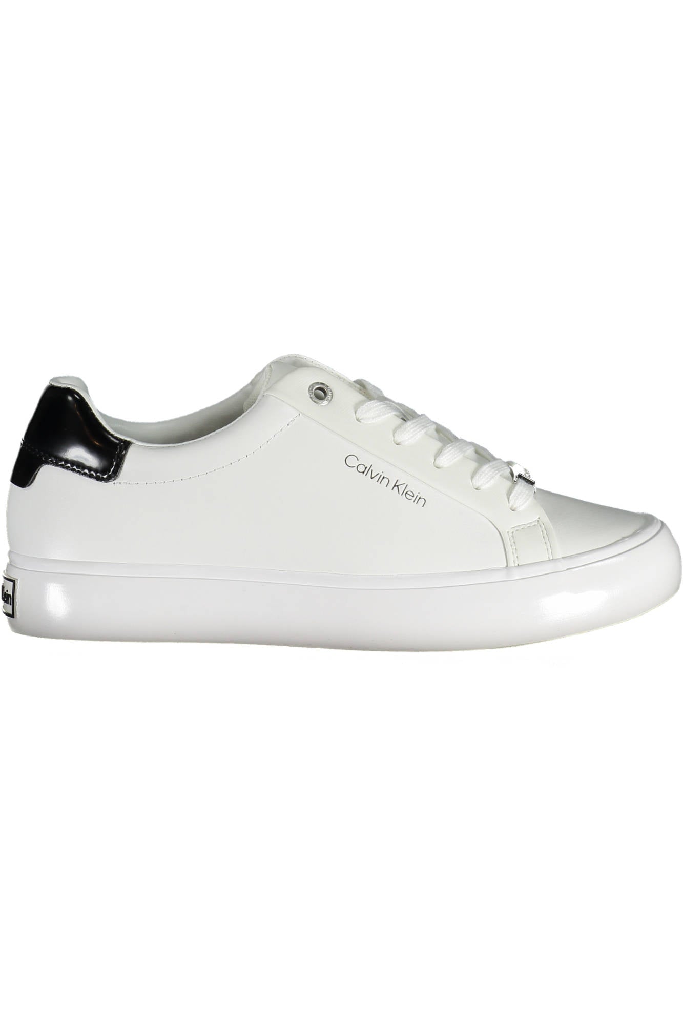 HW0HW01406F_BIANCO_YBR – Weißer Damensneaker mit Logo & recyceltem Material, kontrastreiche Details – Größe: 37, 38, 39, 40, 41, 36 – Farbe: Bianco