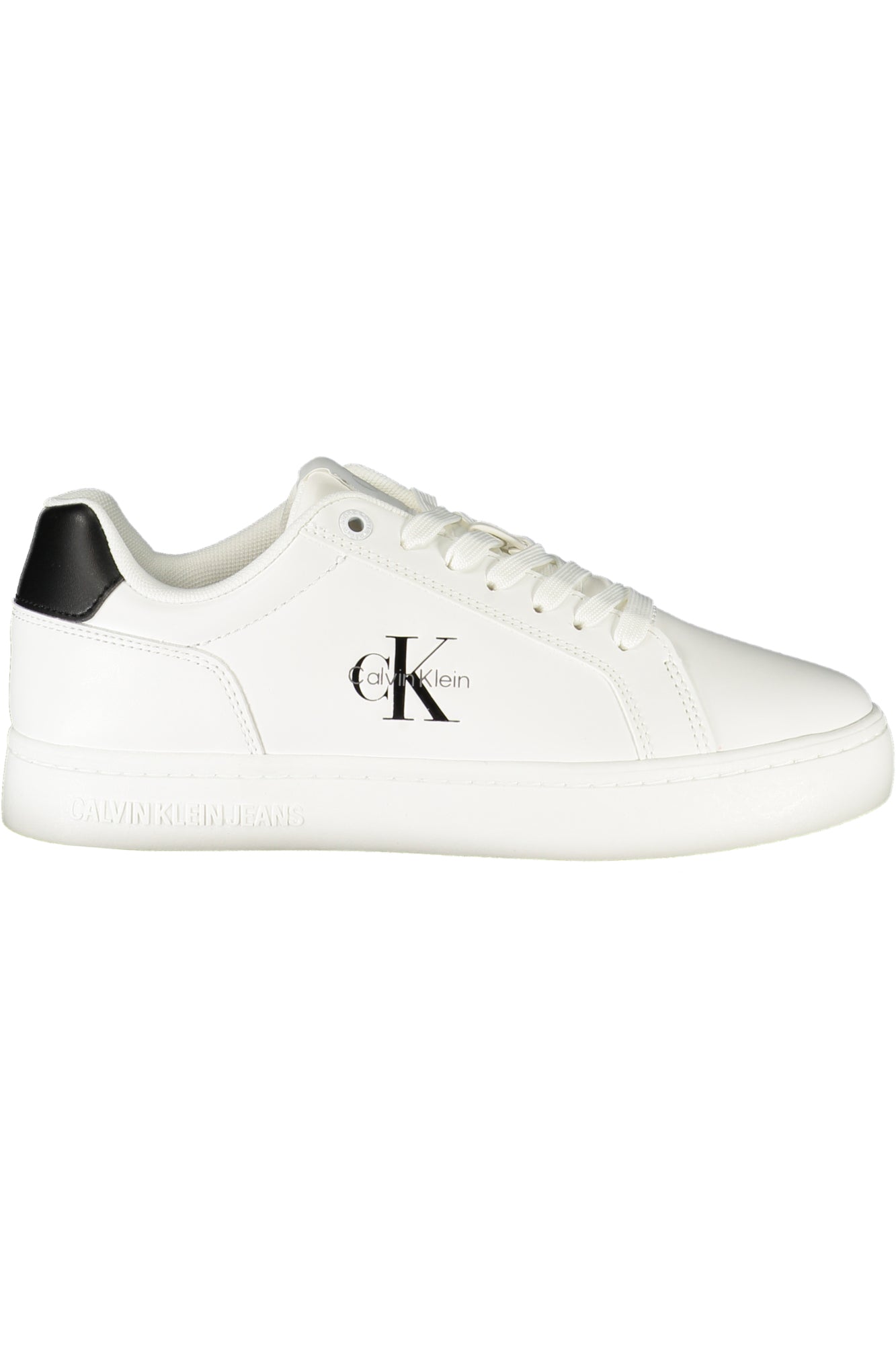 YW0YW01902_BI01W – Elegante weiße Damen-Sneaker mit Kontrasten und herausnehmbarer Sohle – Größe: 36, 37, 38, 39, 40, 41 – Farbe: Bianco