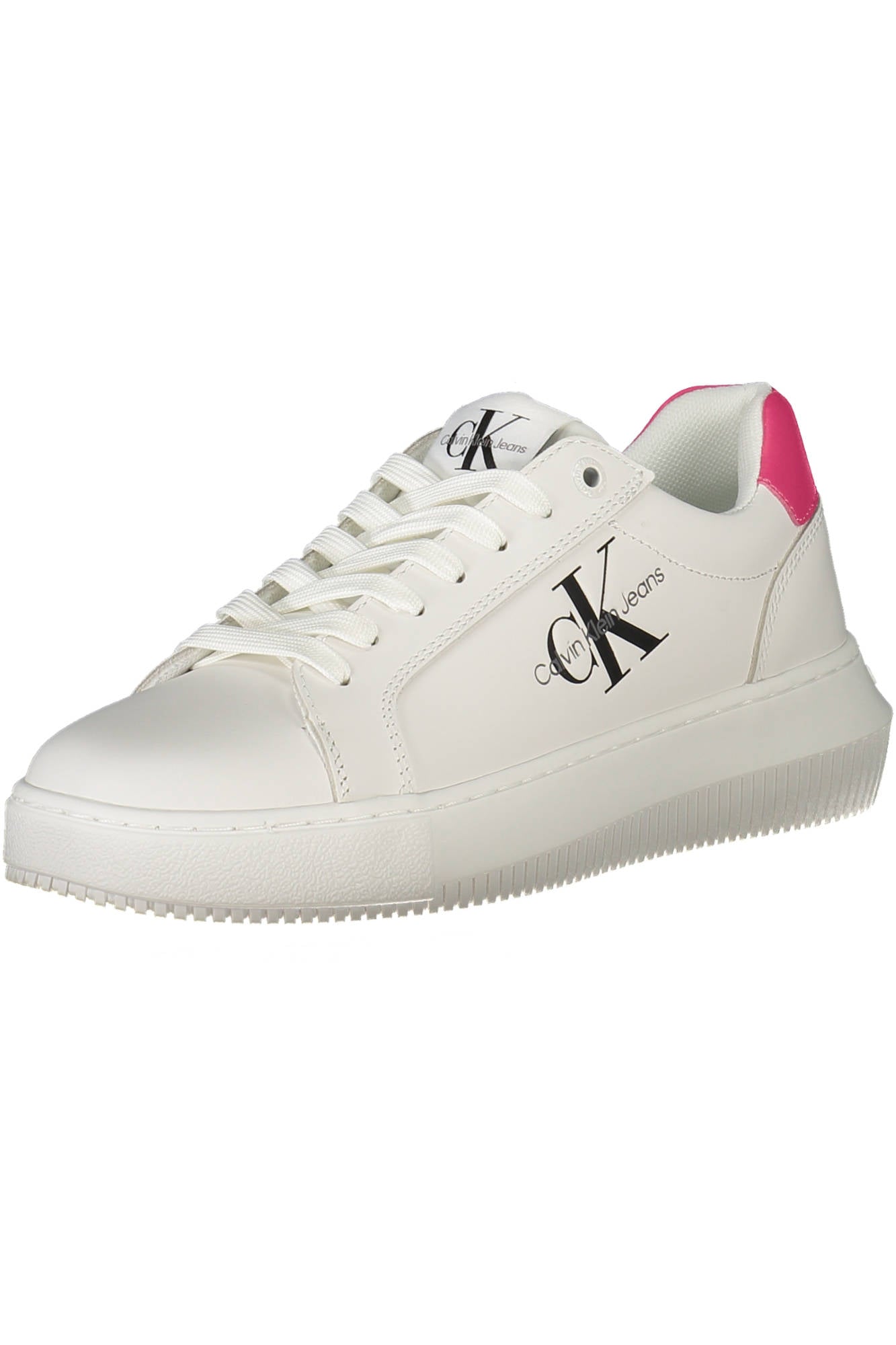 YW0YW00823F_BIANCO_01W – Moderner Damensneaker in Weiß mit recyceltem Material und Kontrastdetails – Größe: 41, 36, 38, 37, 39, 40 – Farbe: Bianco