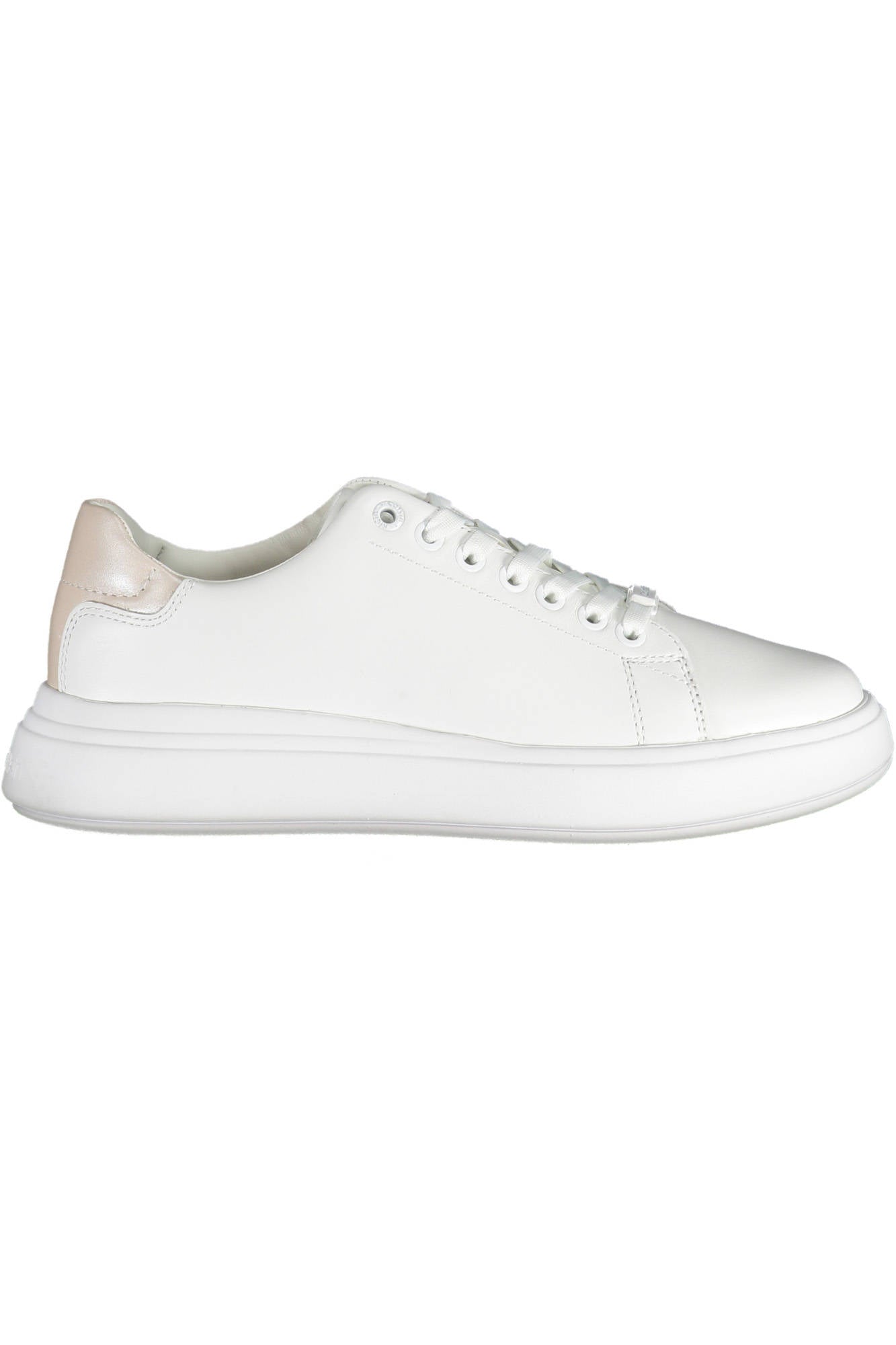 HW0HW01668F_BIANCO_OK7 – Damen Sneaker Weiß mit Schnürung & Kontrastdetails - Stylischer Look – Größe: 36, 37, 38, 39, 40, 41 – Farbe: Bianco