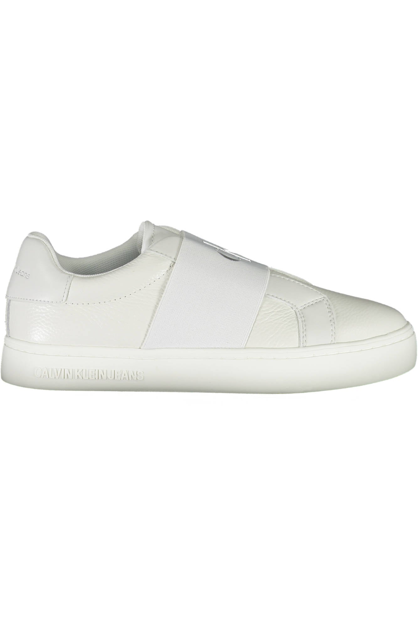 YW0YW00776F_BIANCO_0LB – Weiße Damensportschuhe mit Elastik und modernem Print-Design – Größe: 41, 38, 39, 40 – Farbe: Bianco