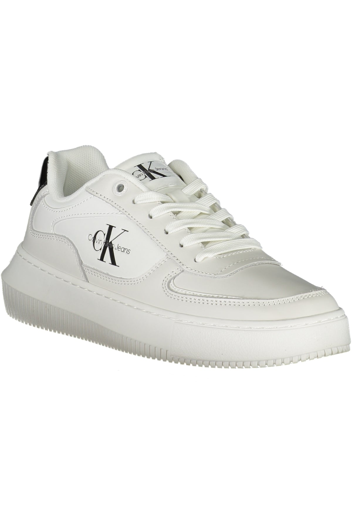 YW0YW001410_BI01W – Damen Sportschuh Weiß mit Schnürsenkeln und nachhaltigem Design – Größe: 36, 37, 38, 39, 40, 41 – Farbe: Bianco