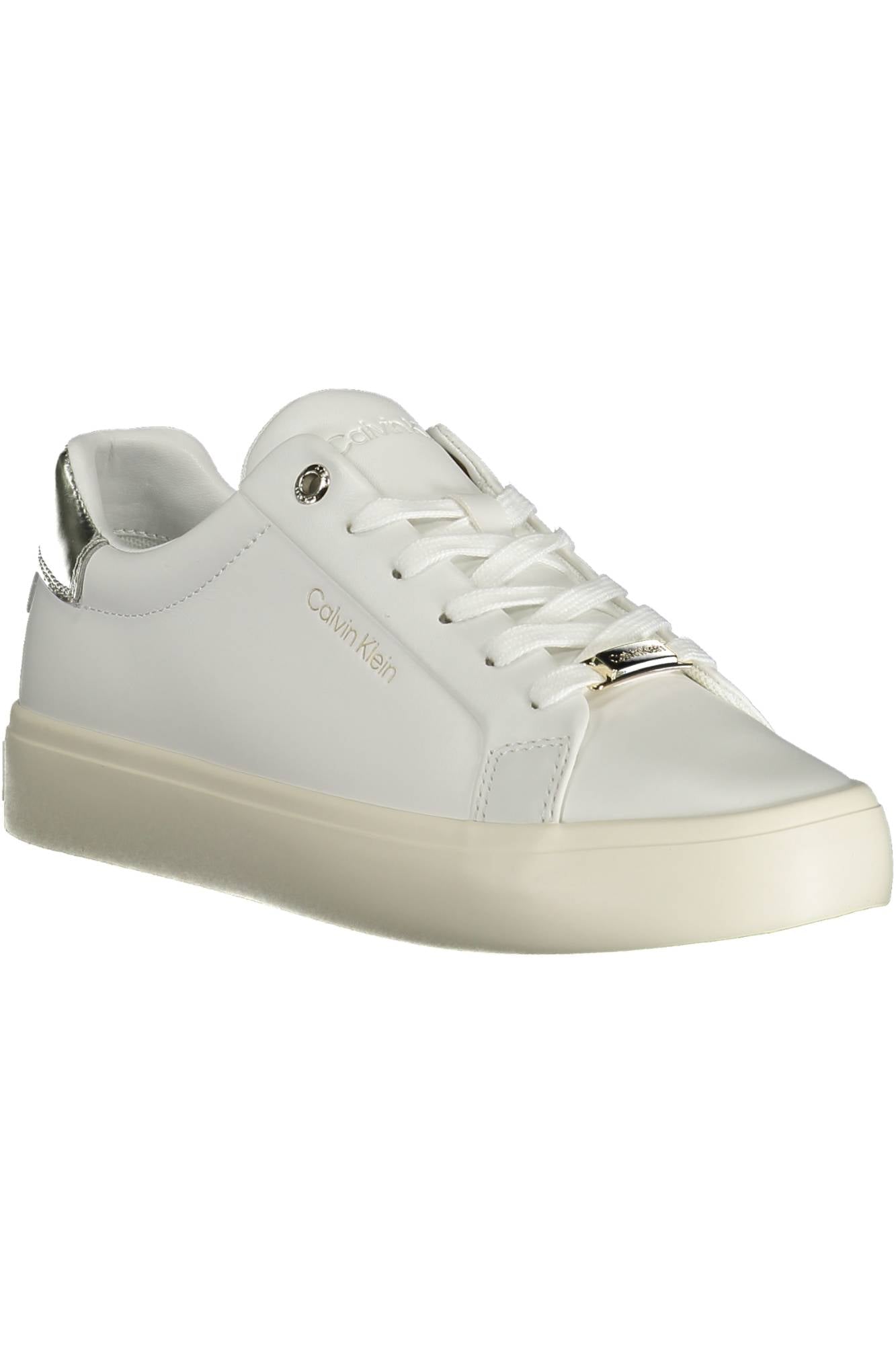 HW0HW01342_BIANCO_0LC – Moderner Damen-Sportschuh in Weiß mit Kontrastdetails und Druck. – Größe: 36, 37, 38, 39, 40, 41 – Farbe: Bianco