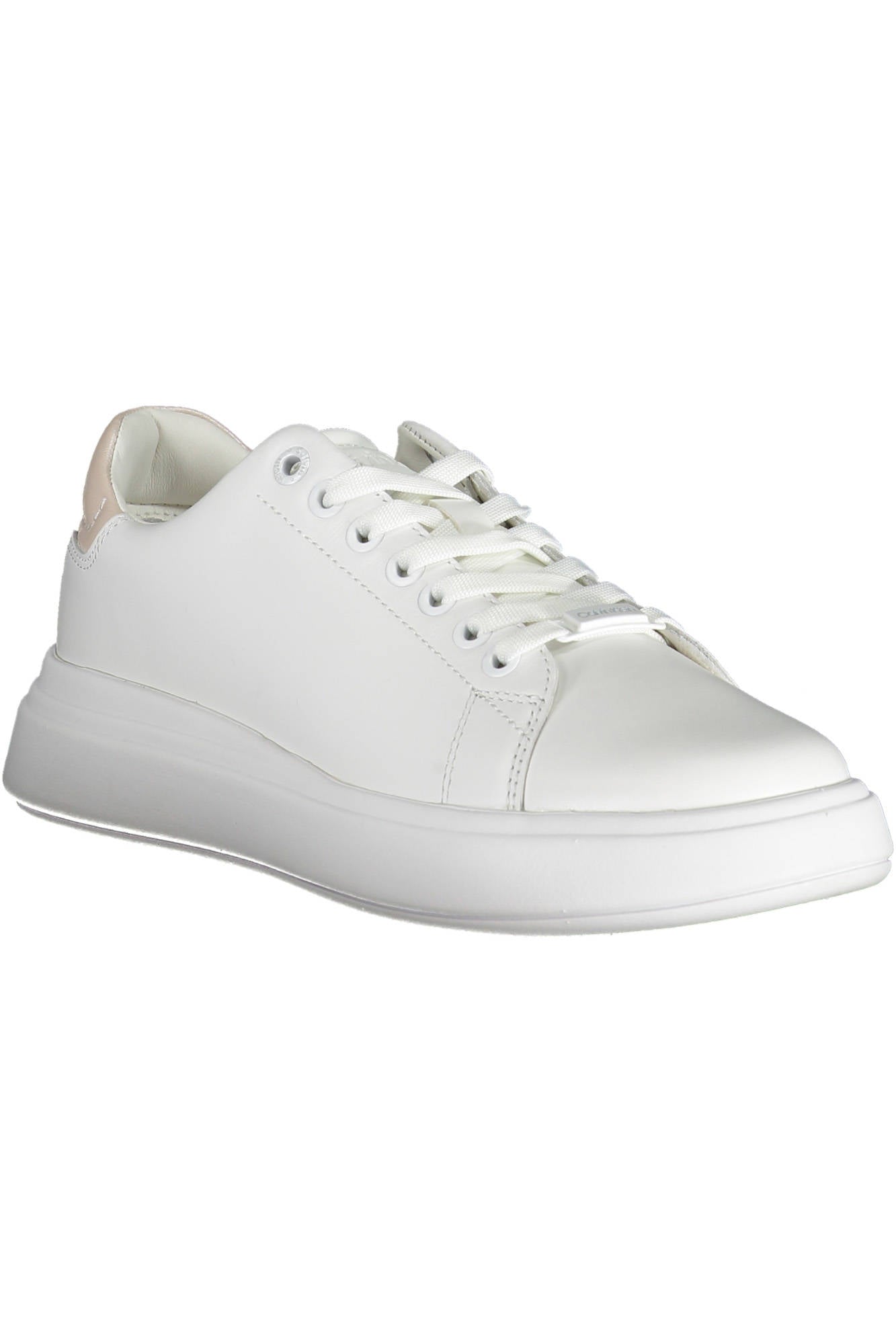 HW0HW01668F_BIANCO_OK7 – Damen Sneaker Weiß mit Schnürung & Kontrastdetails - Stylischer Look – Größe: 36, 37, 38, 39, 40, 41 – Farbe: Bianco