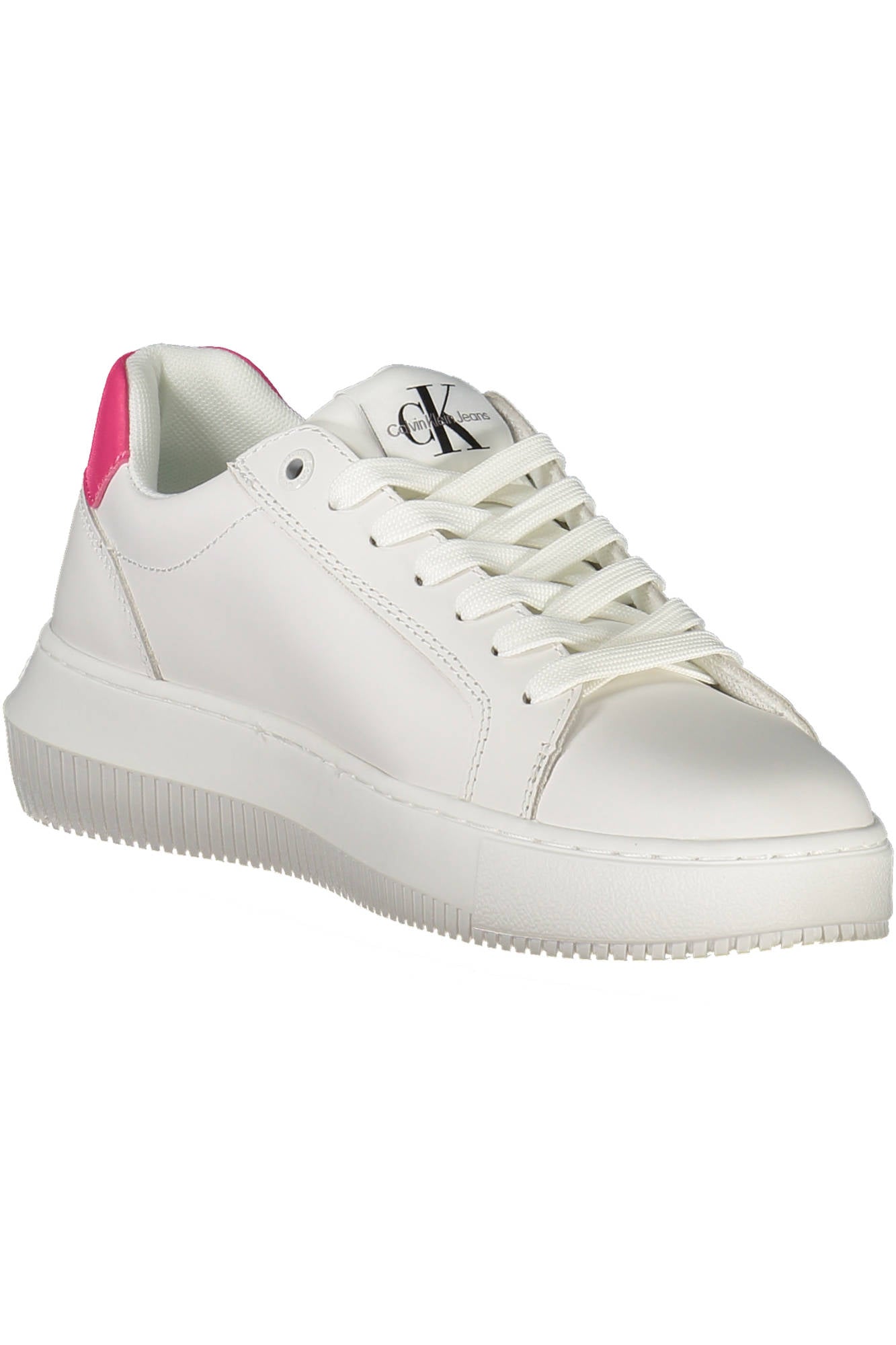 YW0YW00823F_BIANCO_01W – Moderner Damensneaker in Weiß mit recyceltem Material und Kontrastdetails – Größe: 41, 36, 38, 37, 39, 40 – Farbe: Bianco