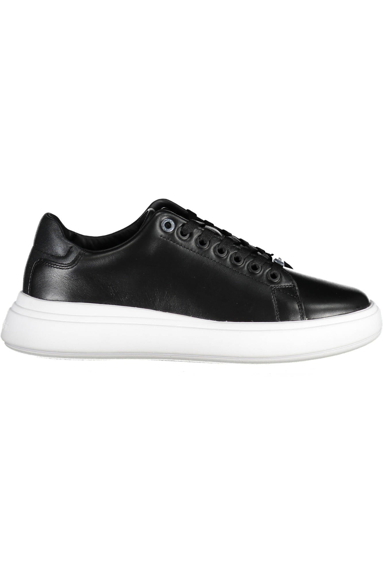 HW0HW01668F_NERO_BEH – Damen Sportschuh Schwarz mit Schnürsenkeln und Kontrastdetails – Größe: 36, 37, 38, 39 – Farbe: Nero