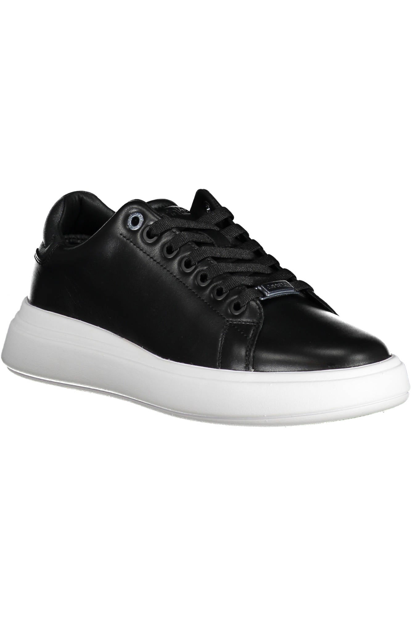HW0HW01668F_NERO_BEH – Damen Sportschuh Schwarz mit Schnürsenkeln und Kontrastdetails – Größe: 36, 37, 38, 39 – Farbe: Nero