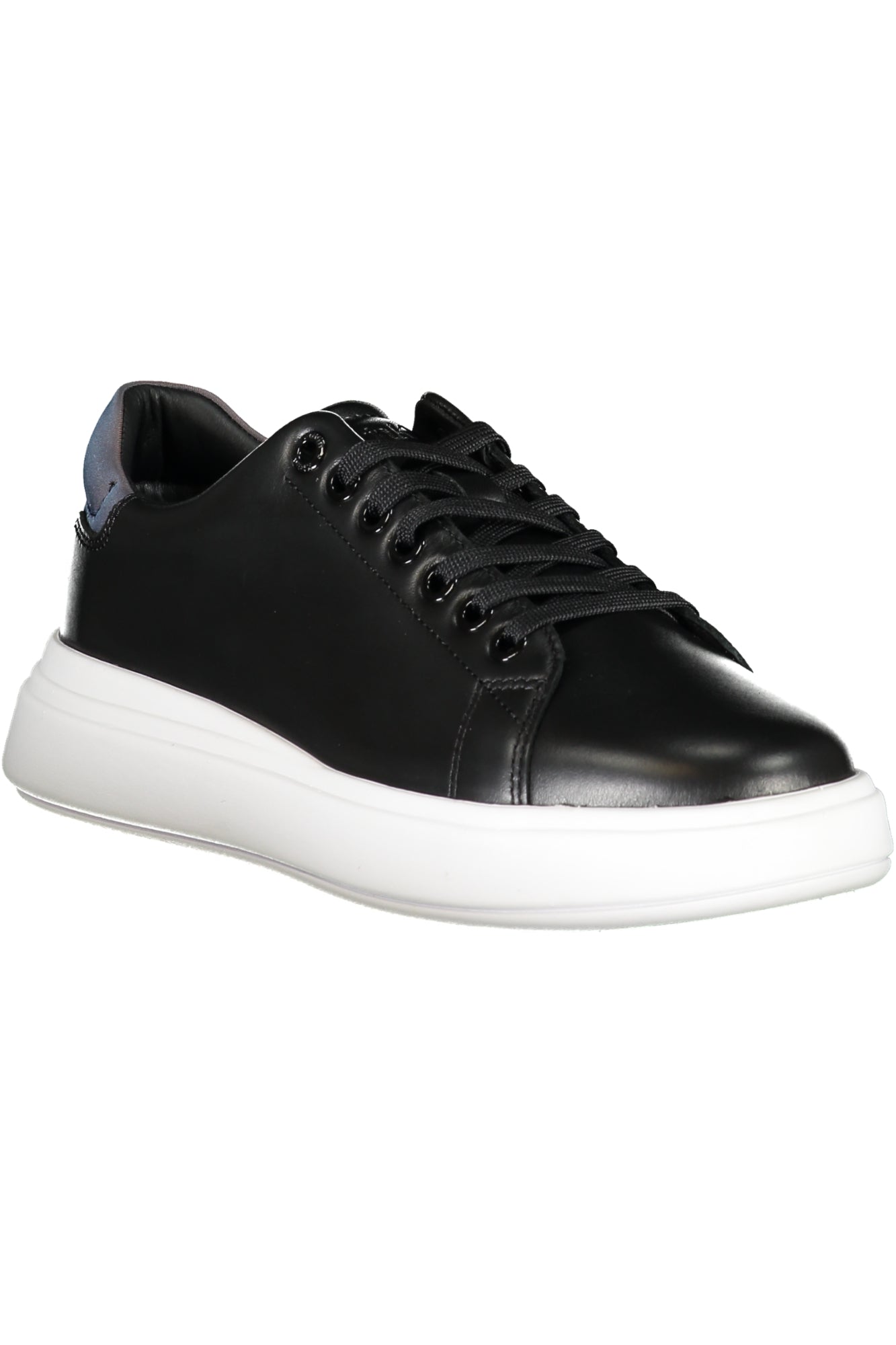 HW0HW01997_NEBEH – Nachhaltiger Damensneaker: Schwarzer Sportschuh mit Kontrastdetails – Größe: 36, 37, 38, 39 – Farbe: Nero