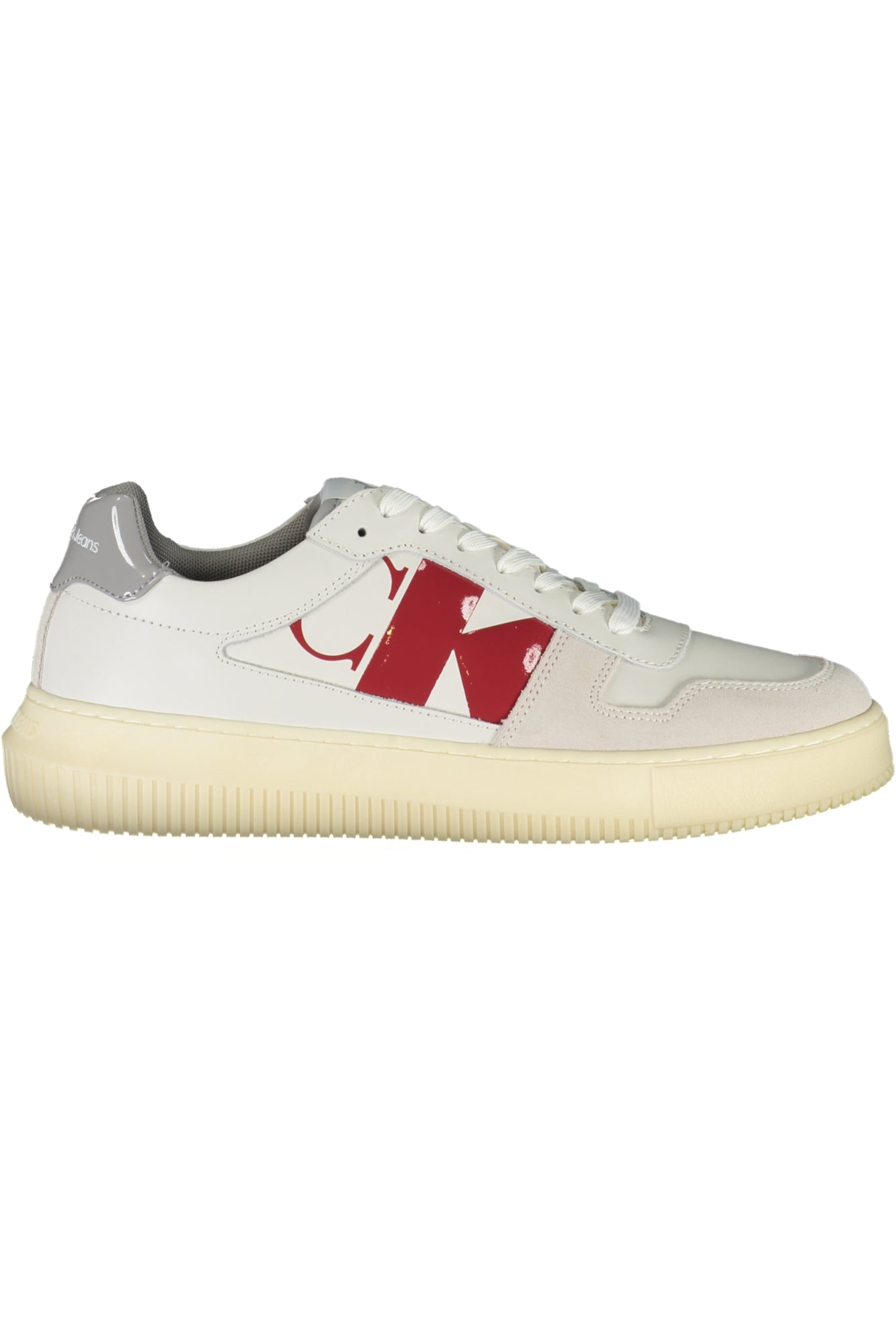 YM0YM00897_BI01W – CALVIN KLEIN CALZATURA SPORTIVA UOMO BIANCO – Größe: 40, 41, 42, 43, 44, 45 – Farbe: Bianco