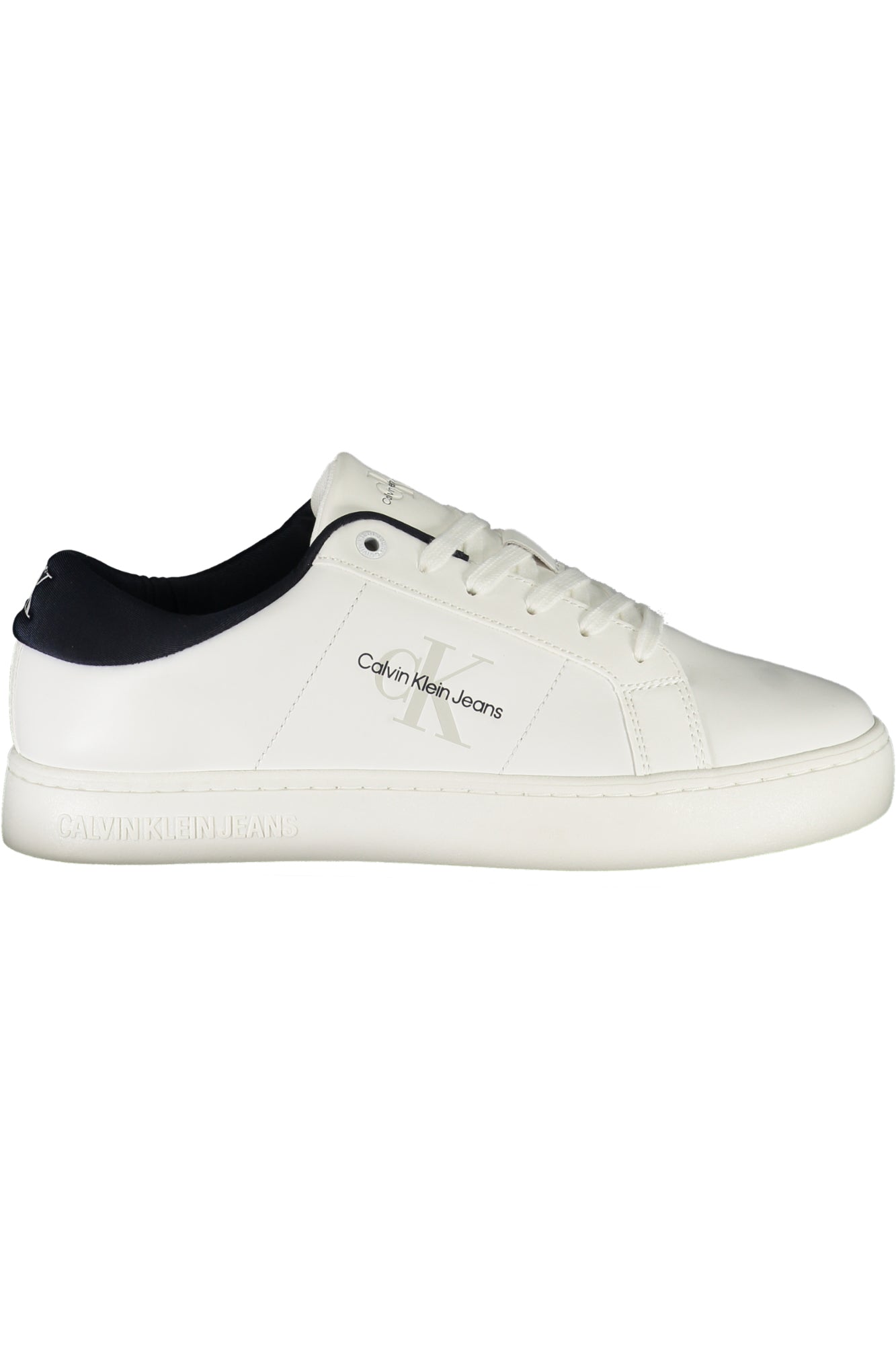 YM0YM00864_BIYAF – Herren Sportschuh Weiß: Stilvolle Details & Nachhaltige Materialien – Größe: 40, 41, 42, 43, 44, 45 – Farbe: Bianco