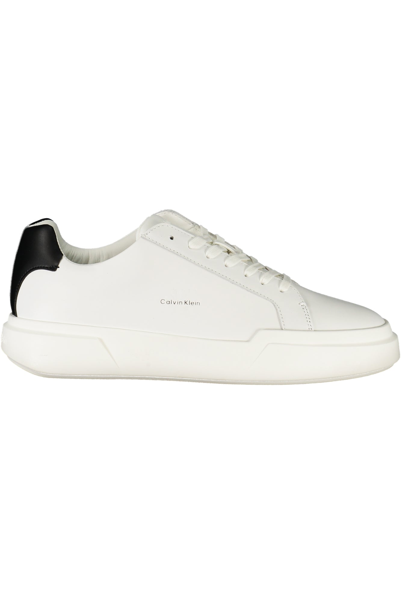 YM0YM01344_BI01W – Moderner Herrensneaker in Weiß mit Schwarzdetails und Komfortfußbett – Größe: 40, 41, 42, 43, 44, 45 – Farbe: Bianco
